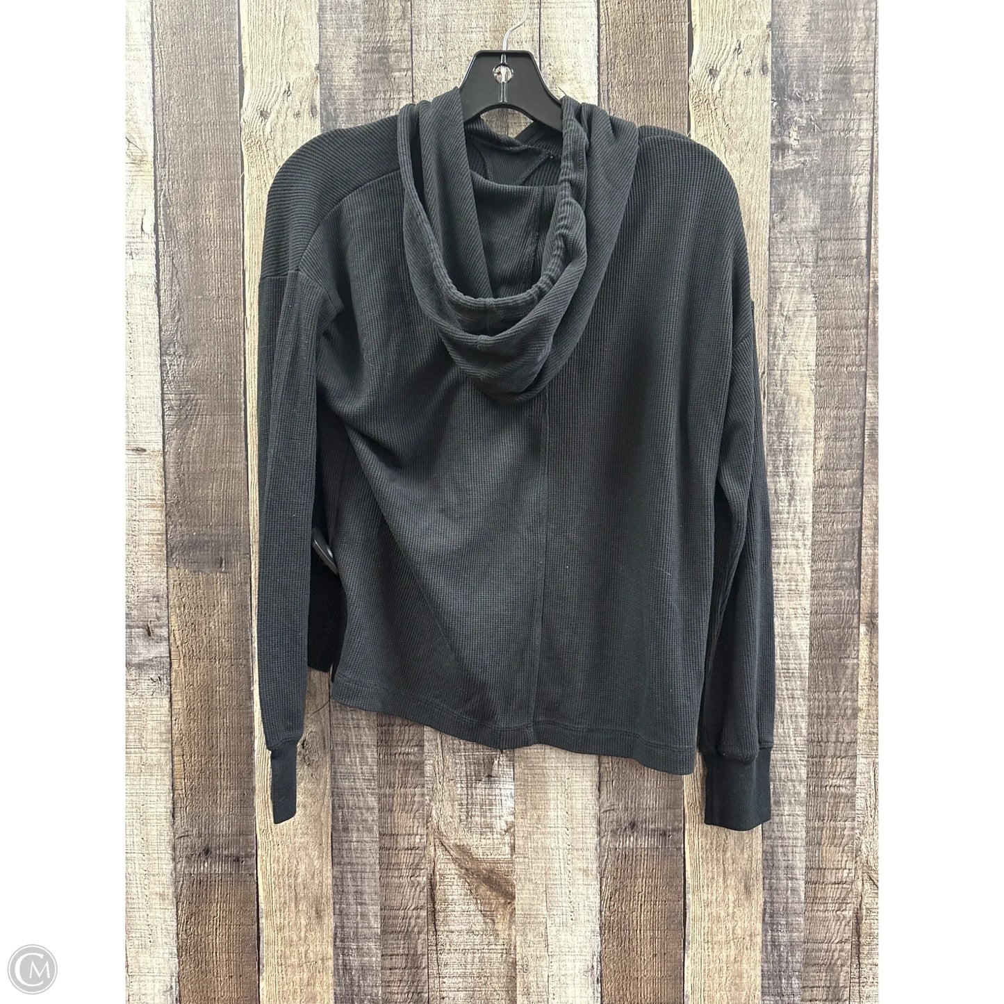 Top Long Sleeve By American Eagle In Black, Size: Xxs