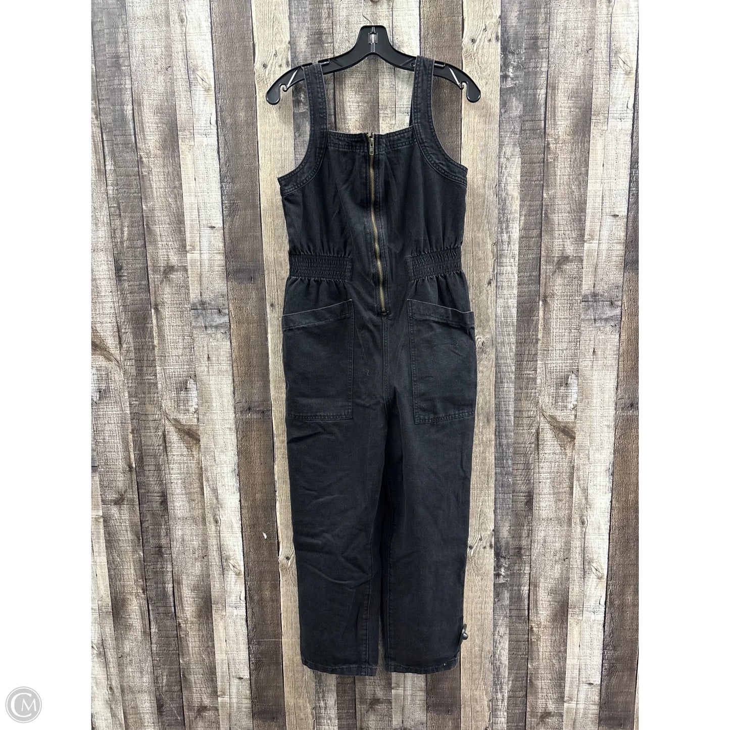 Jumpsuit By Cmf In Black Denim, Size: S