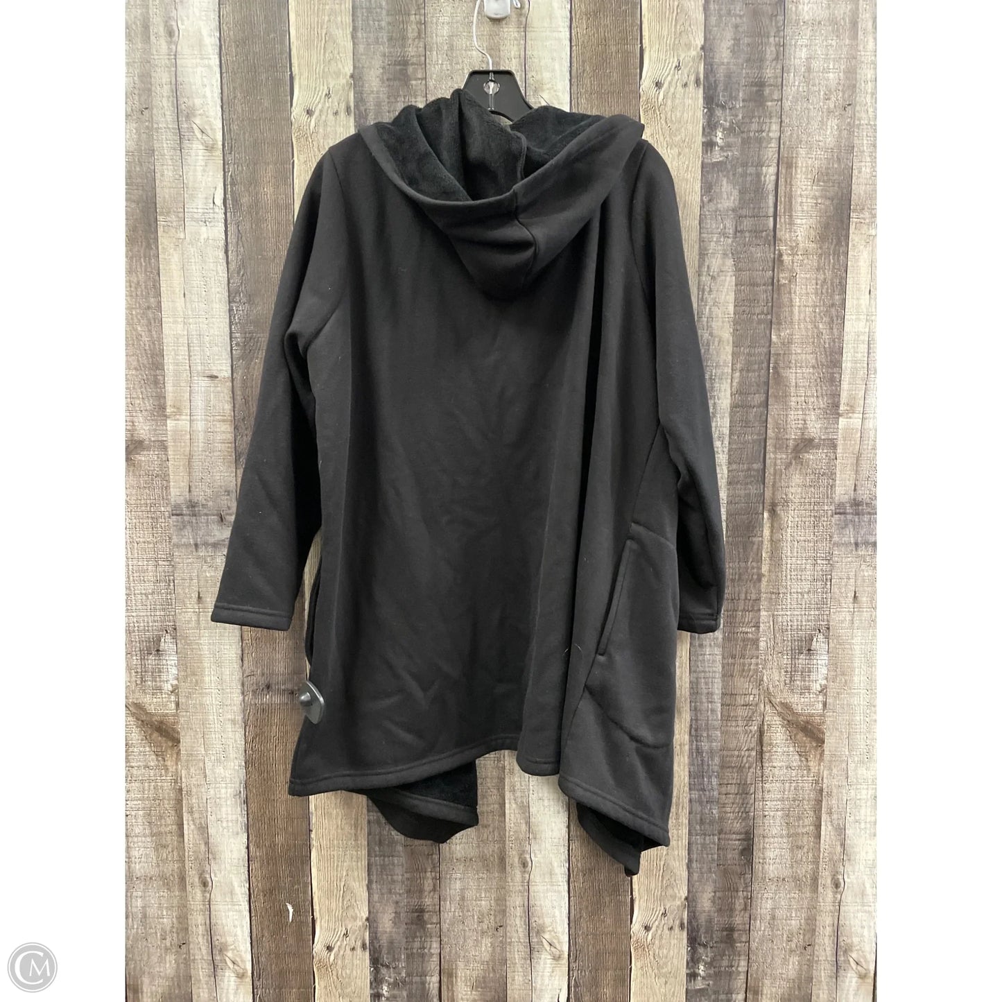 Jacket Fleece By D&co. In Black, Size: 1x