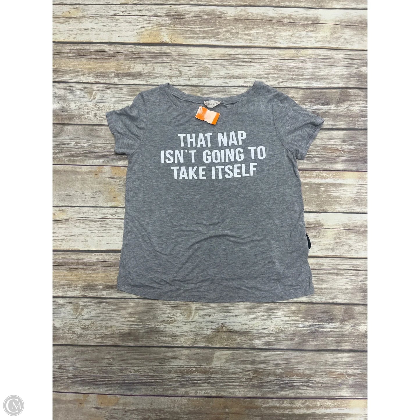 Top Short Sleeve By Altard State In Grey, Size: S