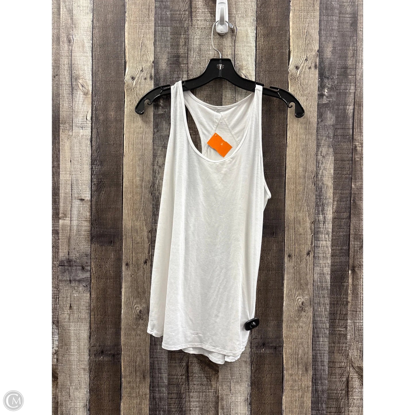 Athletic Tank Top By Lululemon In White, Size: M