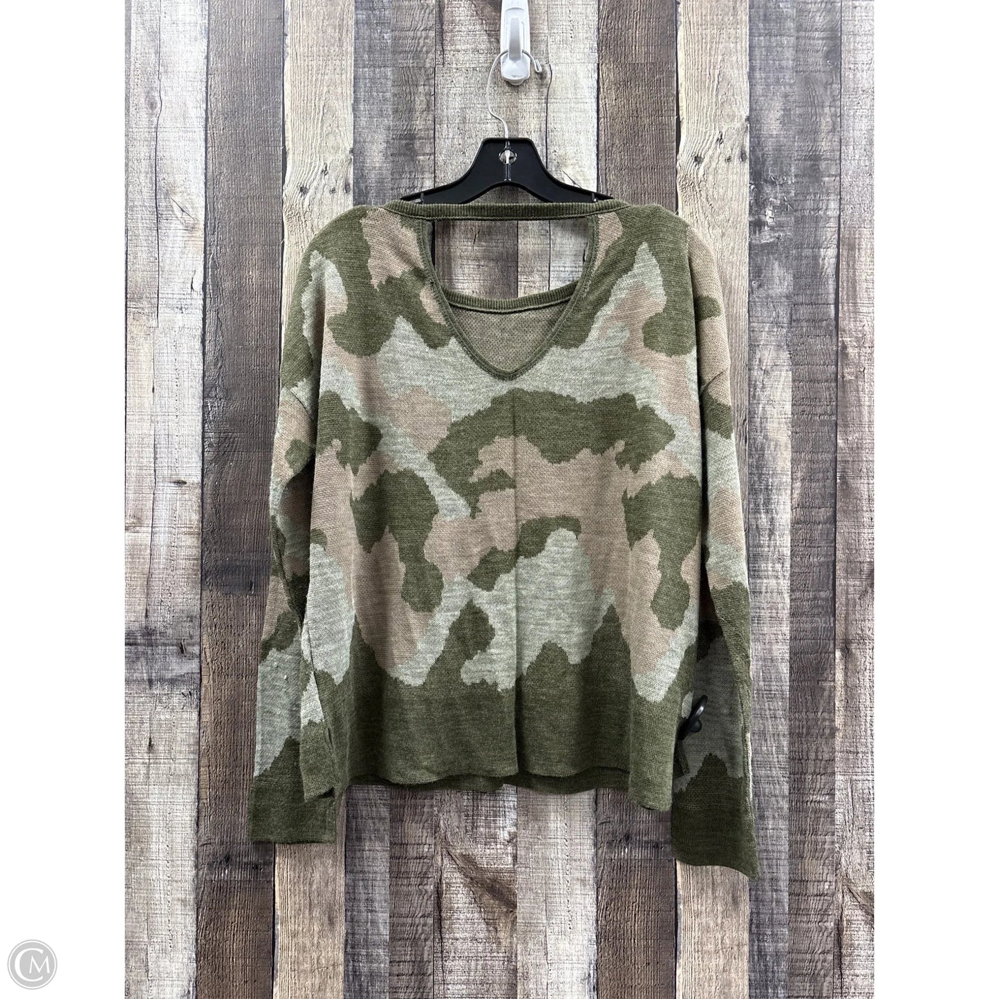 Sweater By New York And Co In Camouflage Print, Size: S