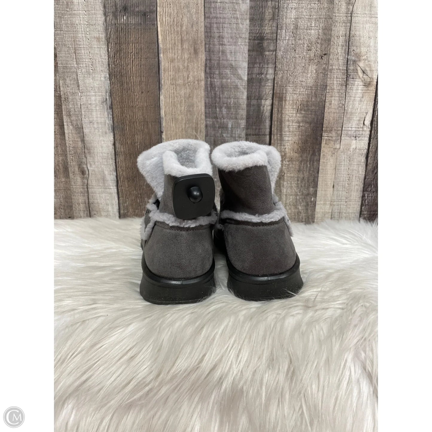 Boots Ankle Flats By Bzees In Grey, Size: 8