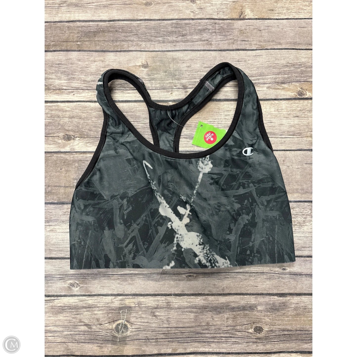 Athletic Bra By Champion In Camouflage Print, Size: S