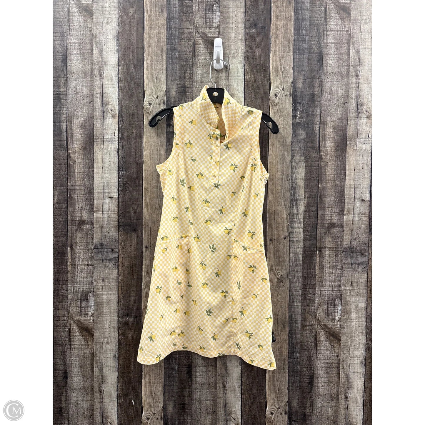 Athletic Dress By Puma In Yellow, Size: Xs
