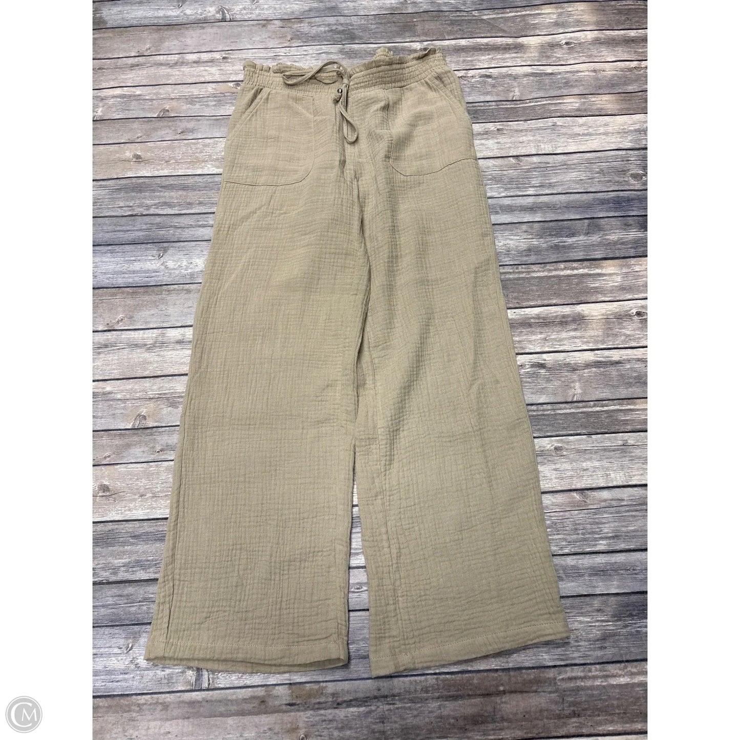 Pants Wide Leg By Retrology In Tan, Size: Mp