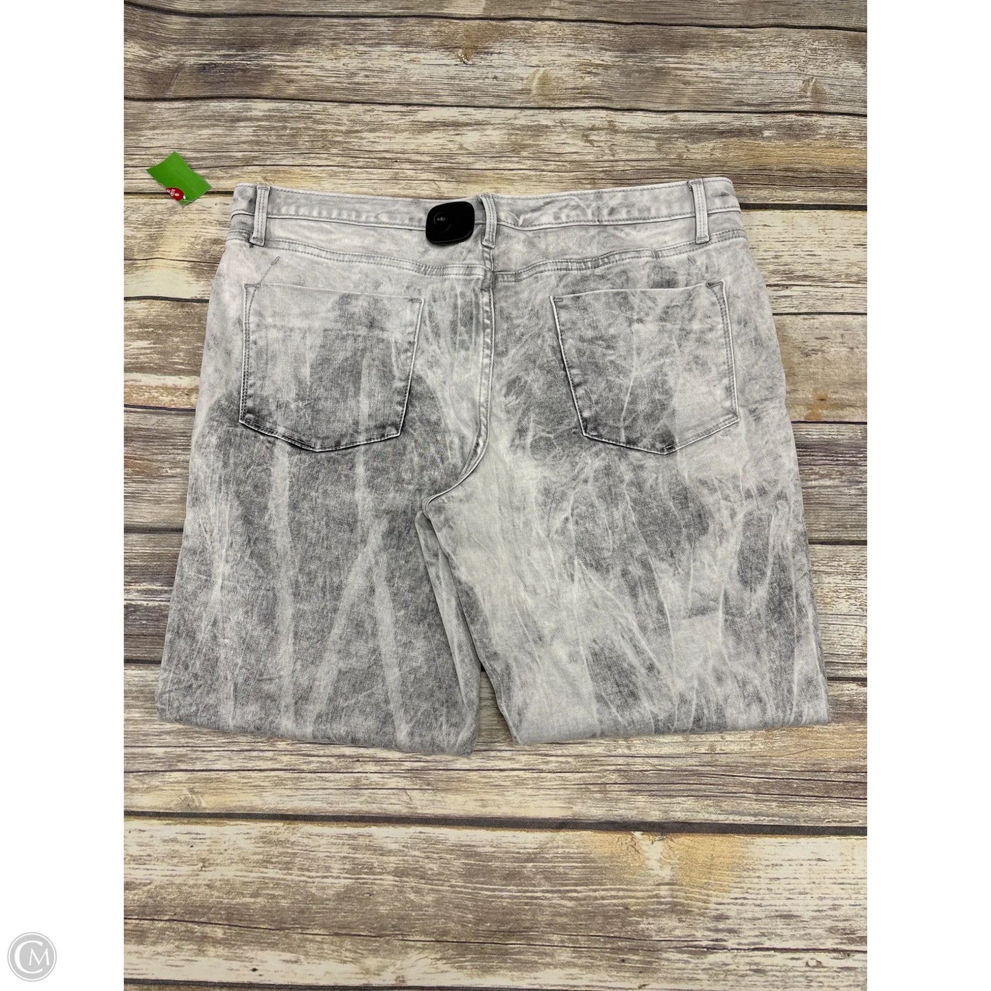 Jeans Straight By Mossimo In Tie Dye Print, Size: 18