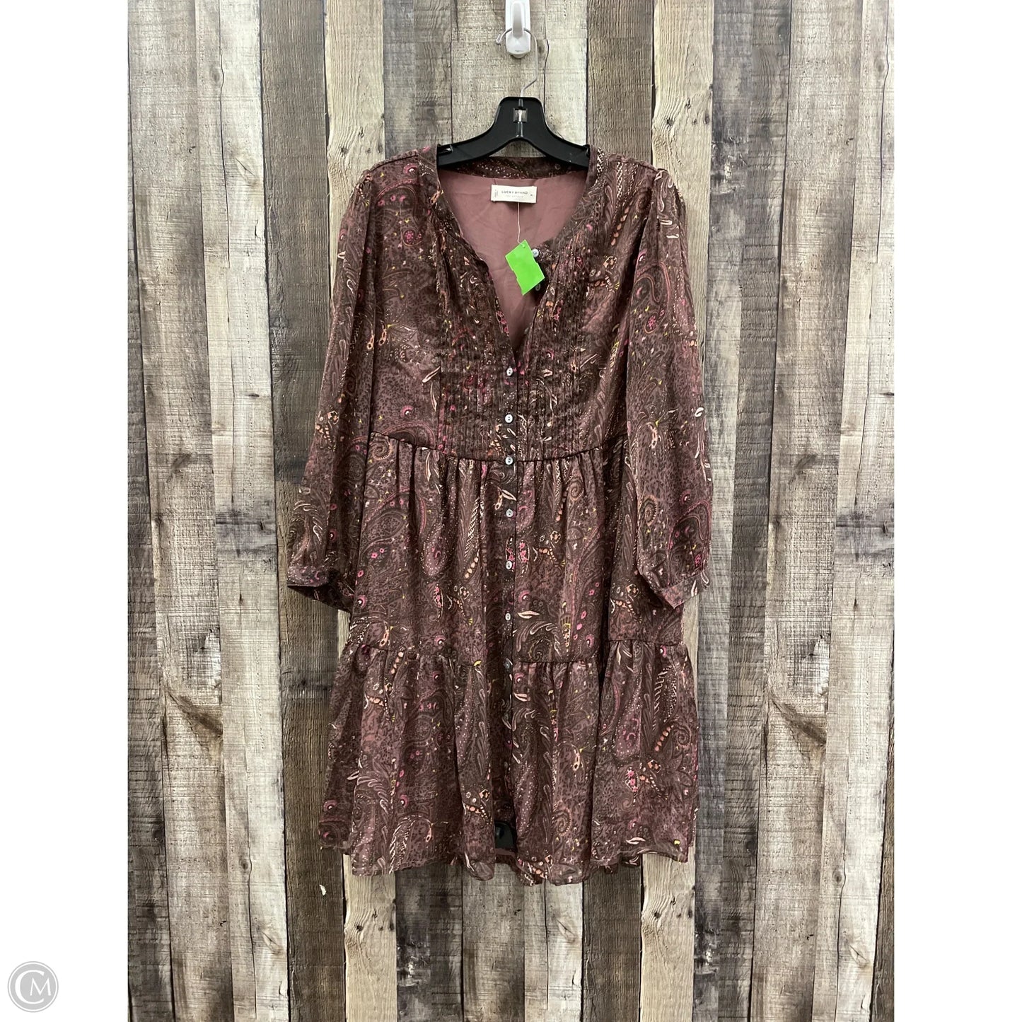 Dress Casual Short By Lucky Brand In Floral Print, Size: M