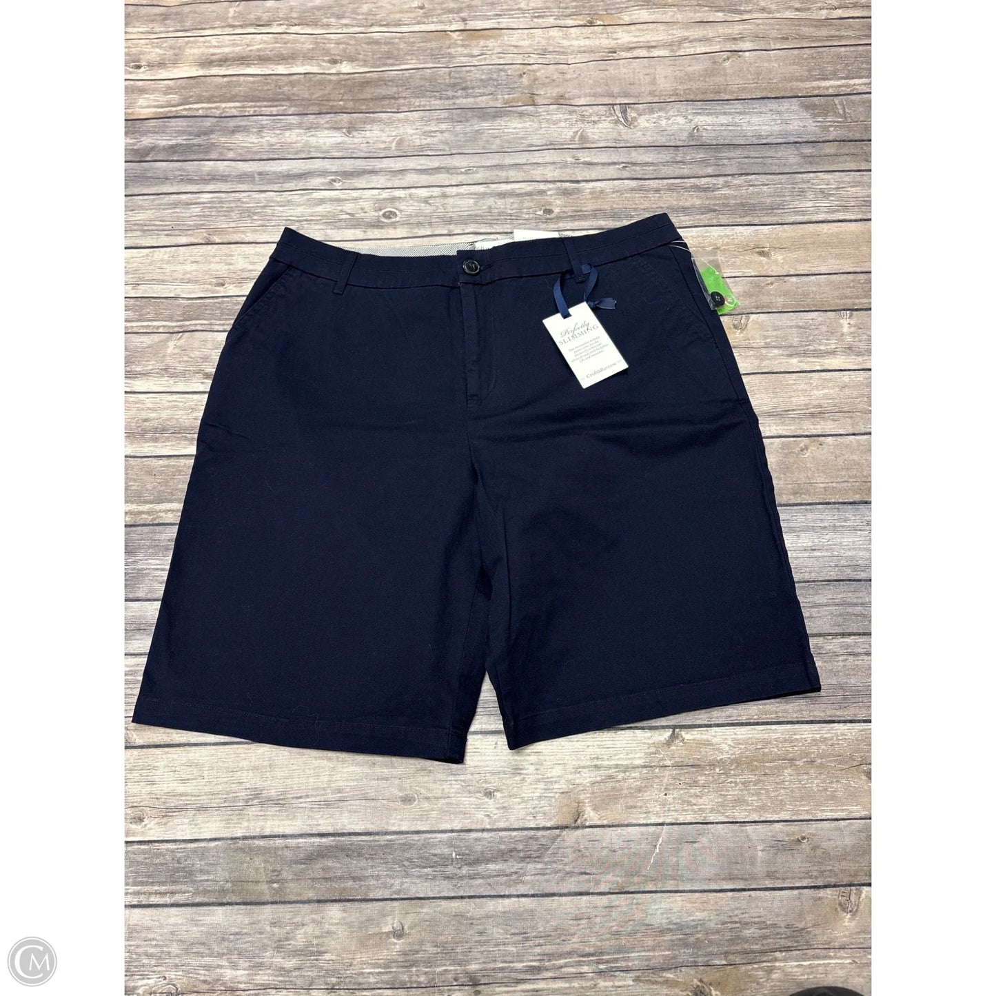 Shorts By Croft And Barrow In Navy, Size: 16