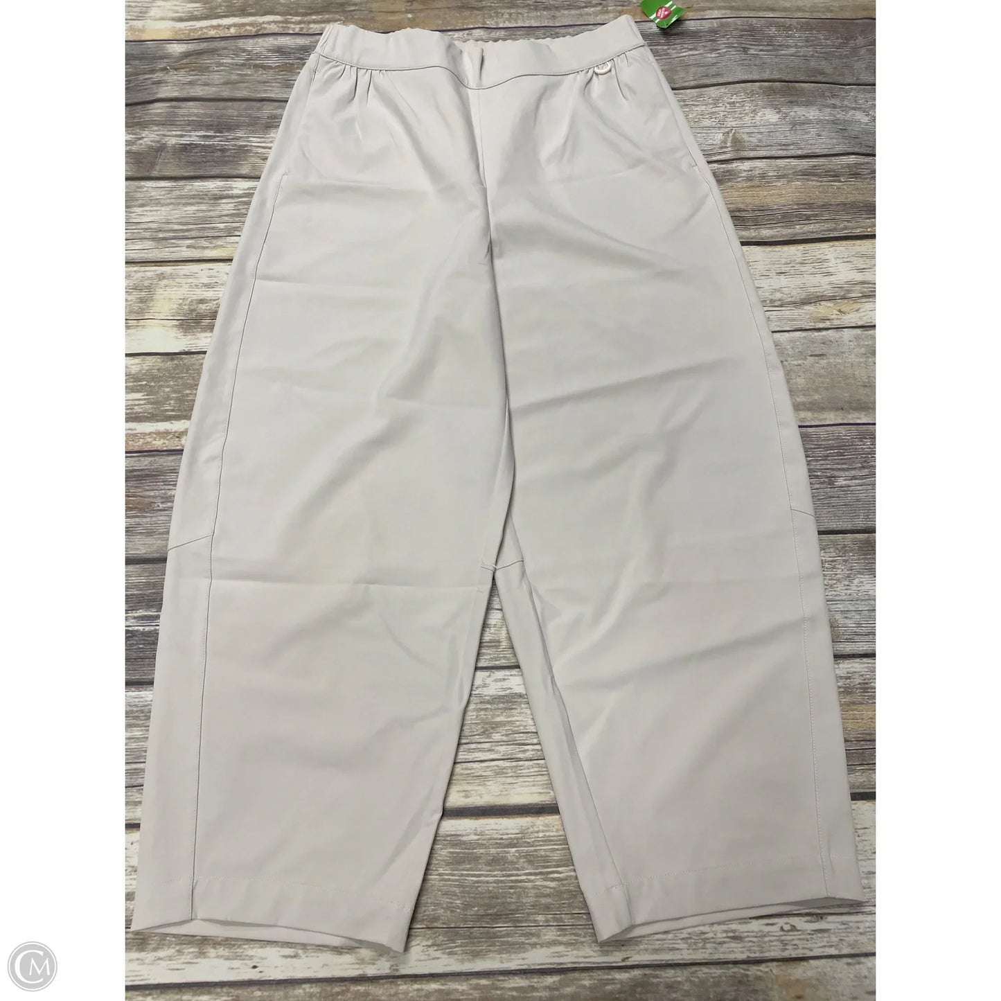 Athletic Pants By Nike In Ivory, Size: L
