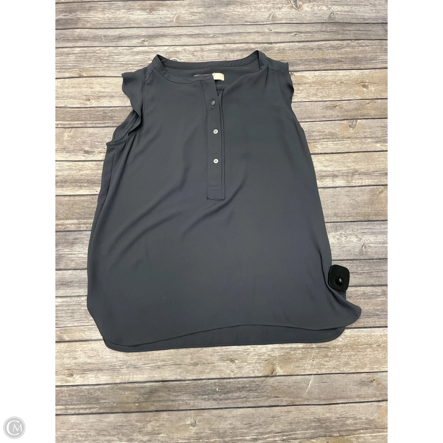 Top Sleeveless By Loft In Grey, Size: Xs