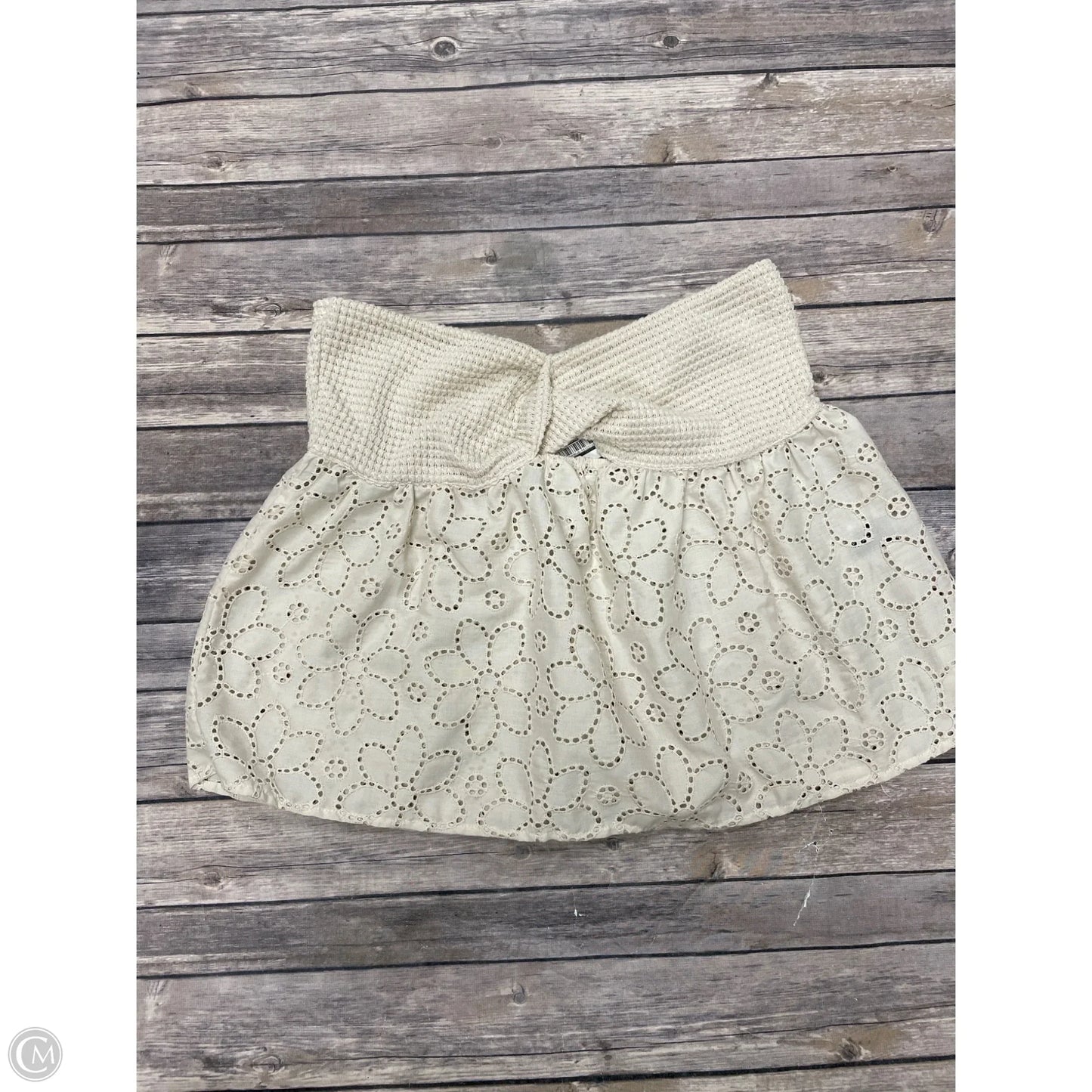 Top Sleeveless By Shein In Ivory, Size: L