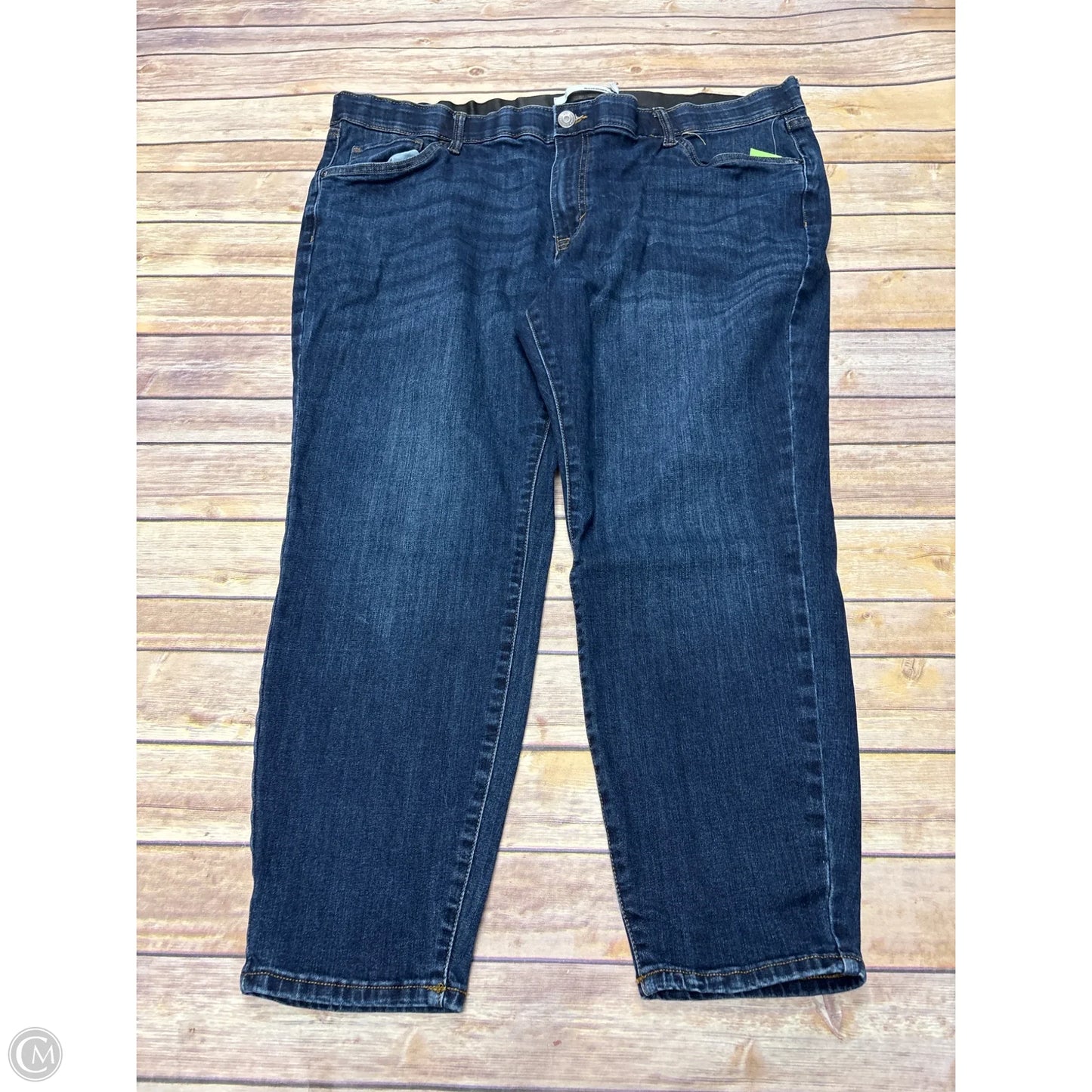 Jeans Straight By Sonoma In Blue Denim, Size: 20