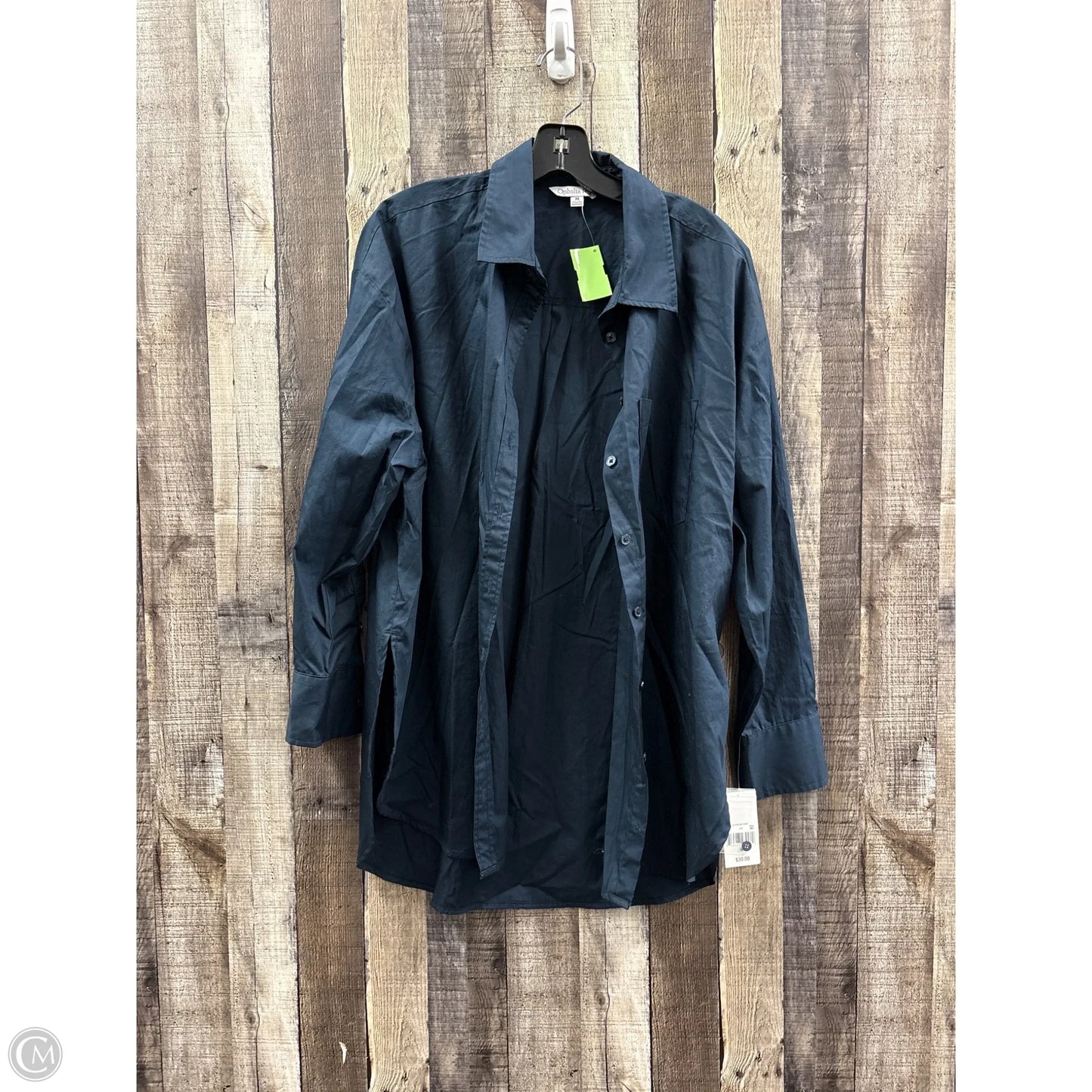 Top Long Sleeve By Ophelia Roe In Blue, Size: M