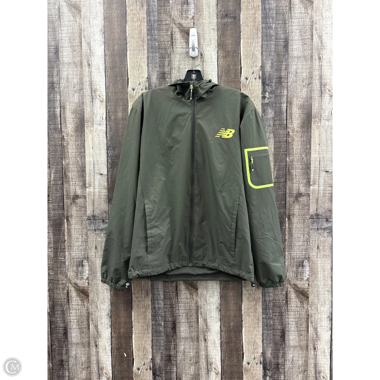 Jacket Other By New Balance In Green, Size: S