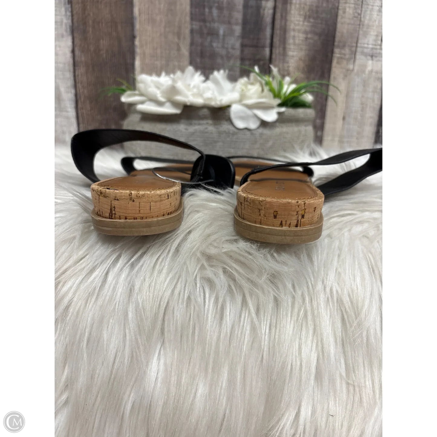 Sandals Flats By Cme In Black, Size: 6.5