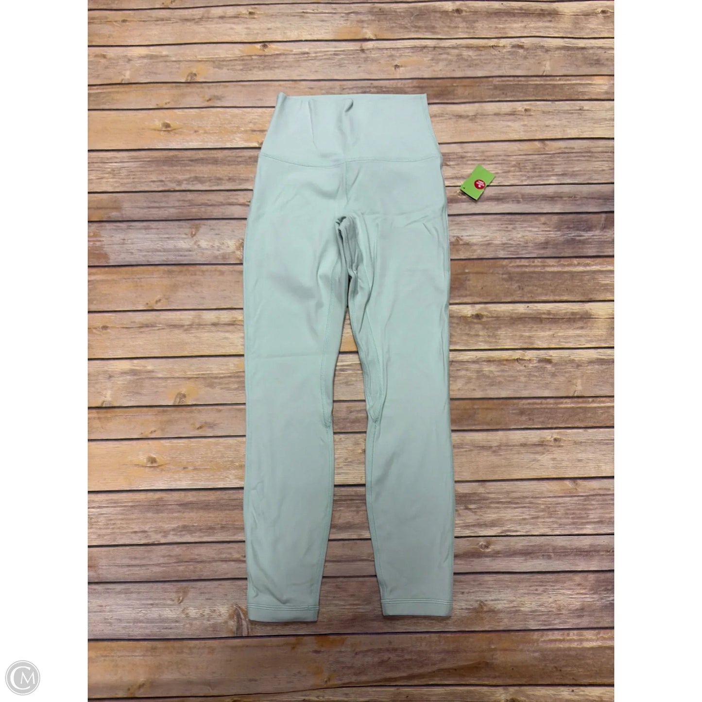 Athletic Leggings By Lululemon In Green, Size: 4
