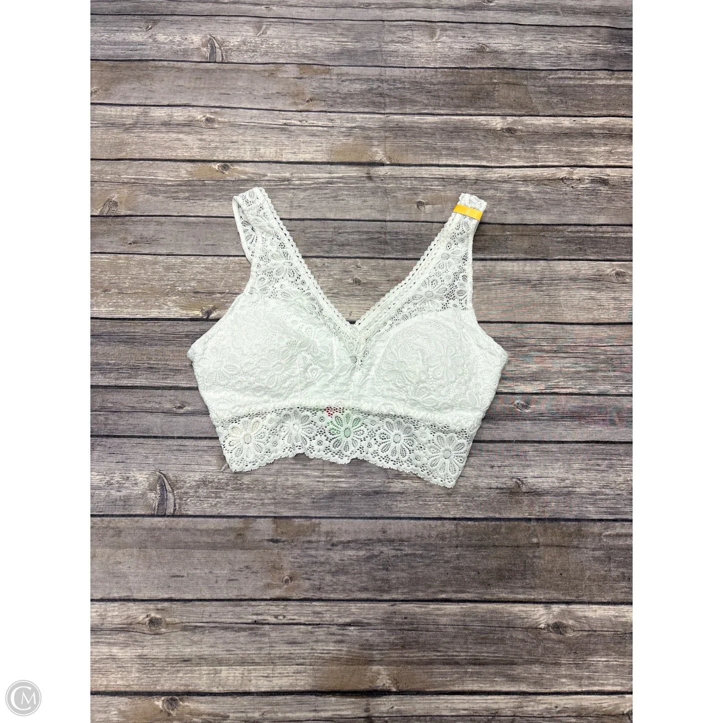 Bralette By Cmf In White, Size: S