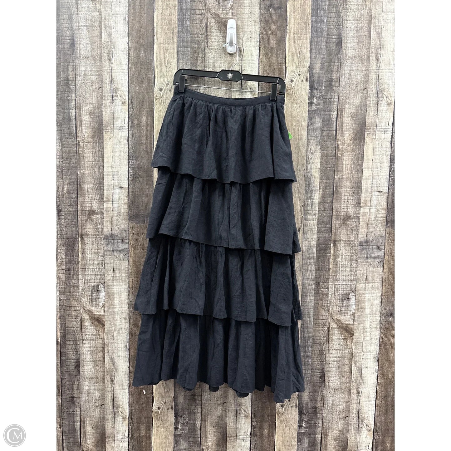 Skirt Maxi By Abercrombie And Fitch In Black, Size: S