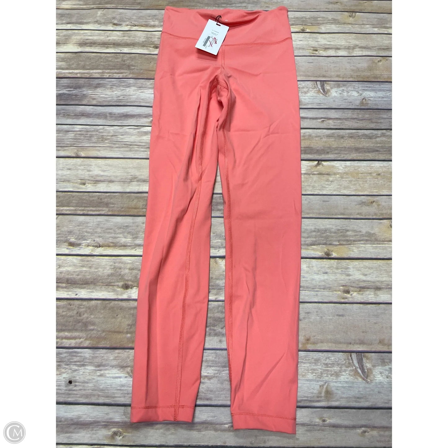 Athletic Leggings By Cmc In Peach, Size: L