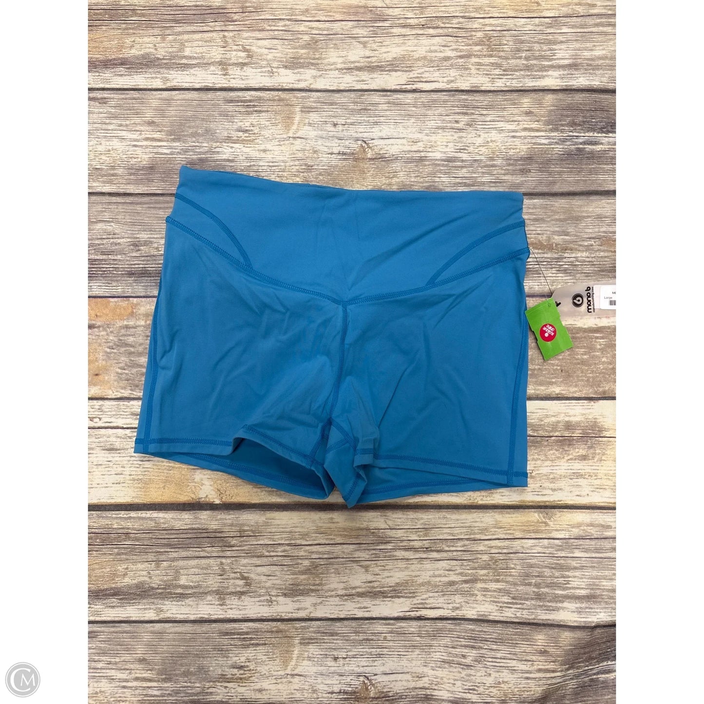 Athletic Shorts By Mono B In Teal, Size: L