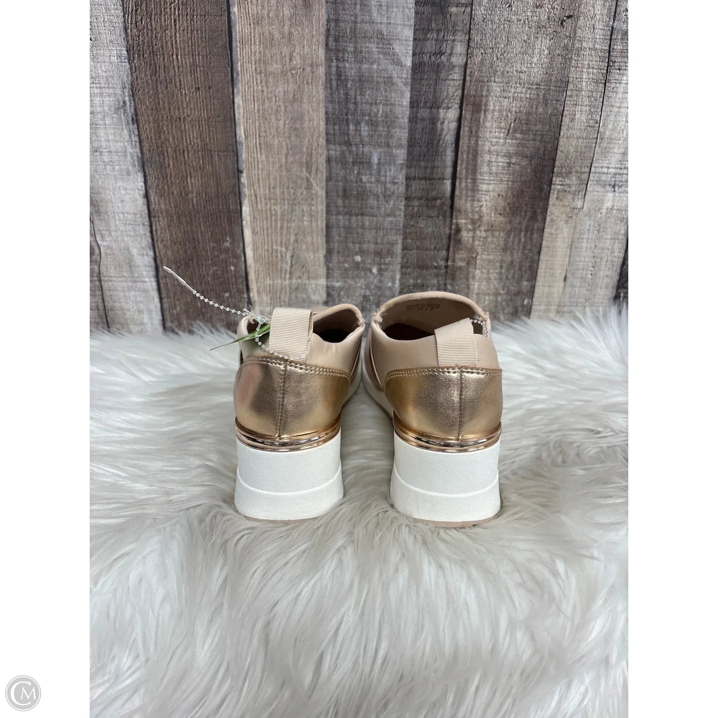 Shoes Heels Wedge By Aldo In Pink, Size: 6.5
