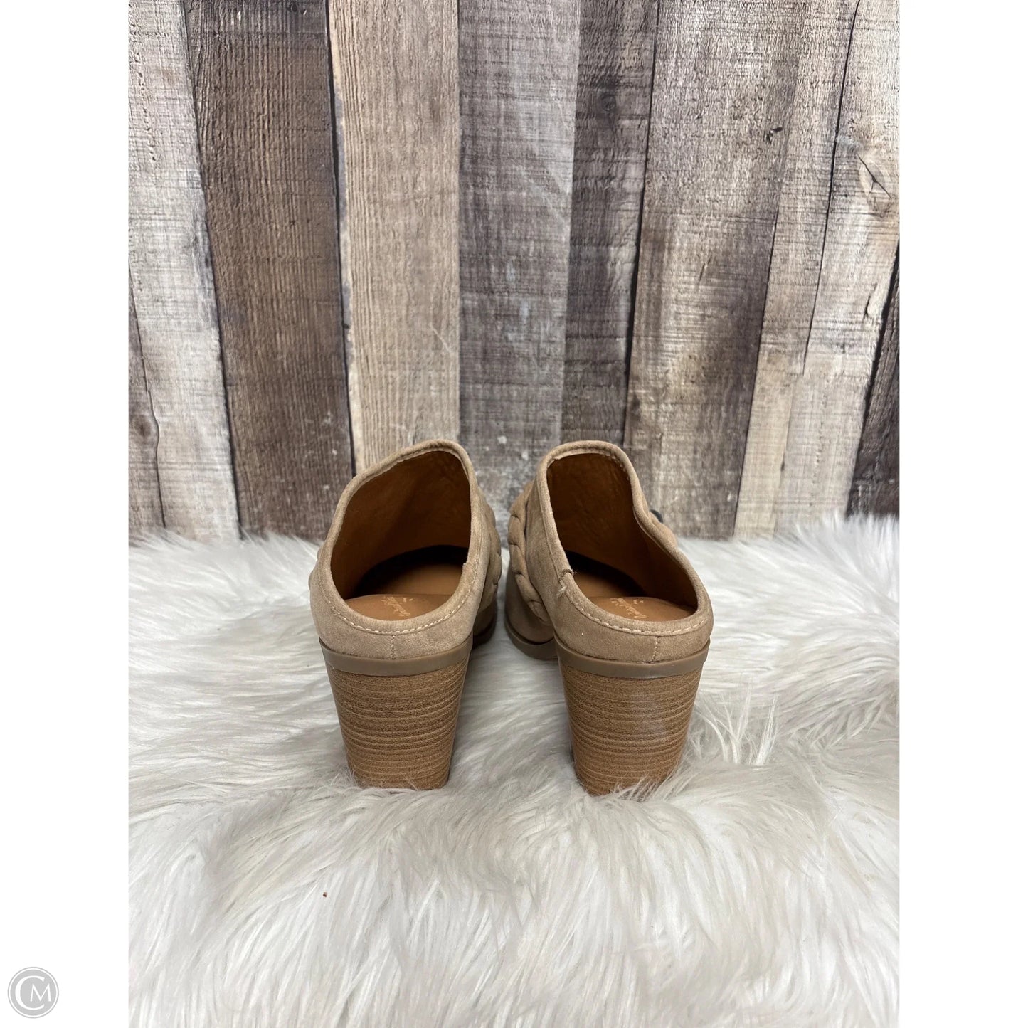 Shoes Heels Block By Universal Thread In Tan, Size: 11