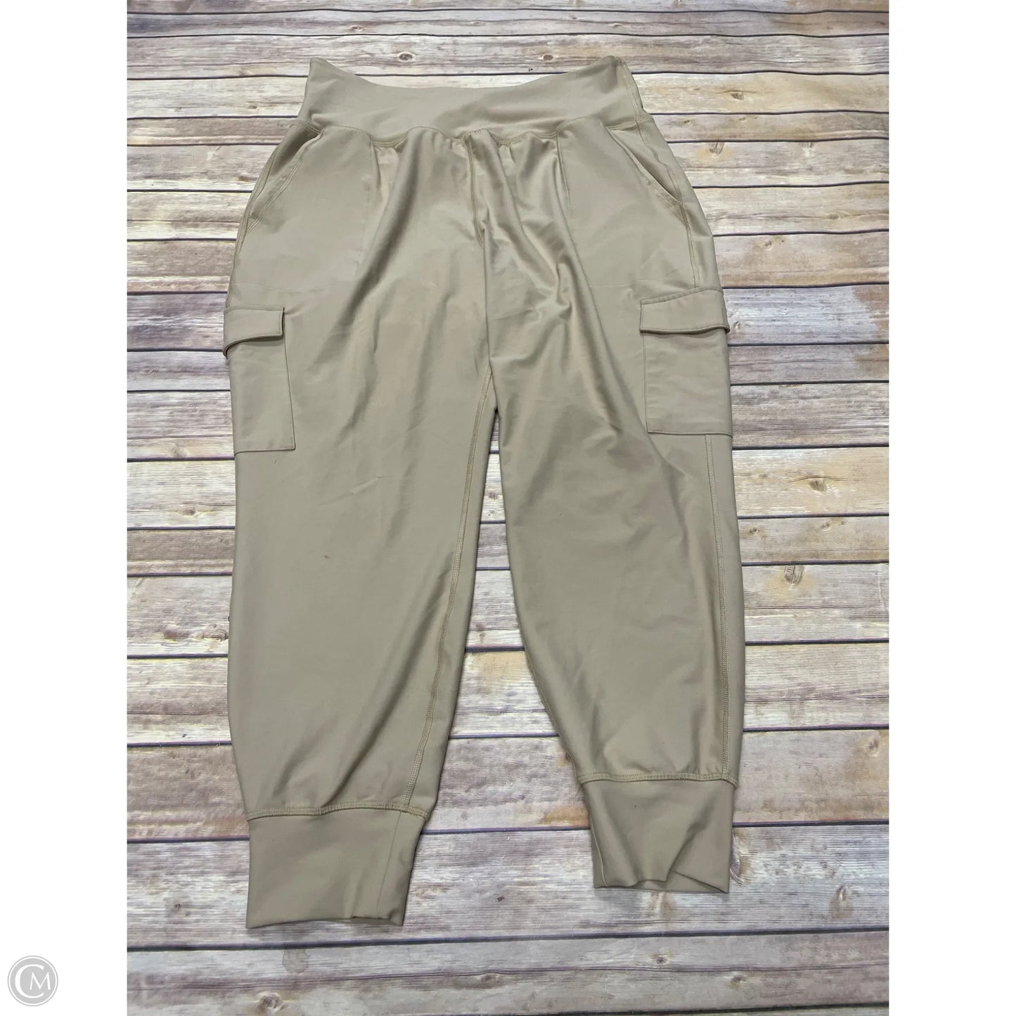 Athletic Pants By Old Navy In Tan, Size: Xl