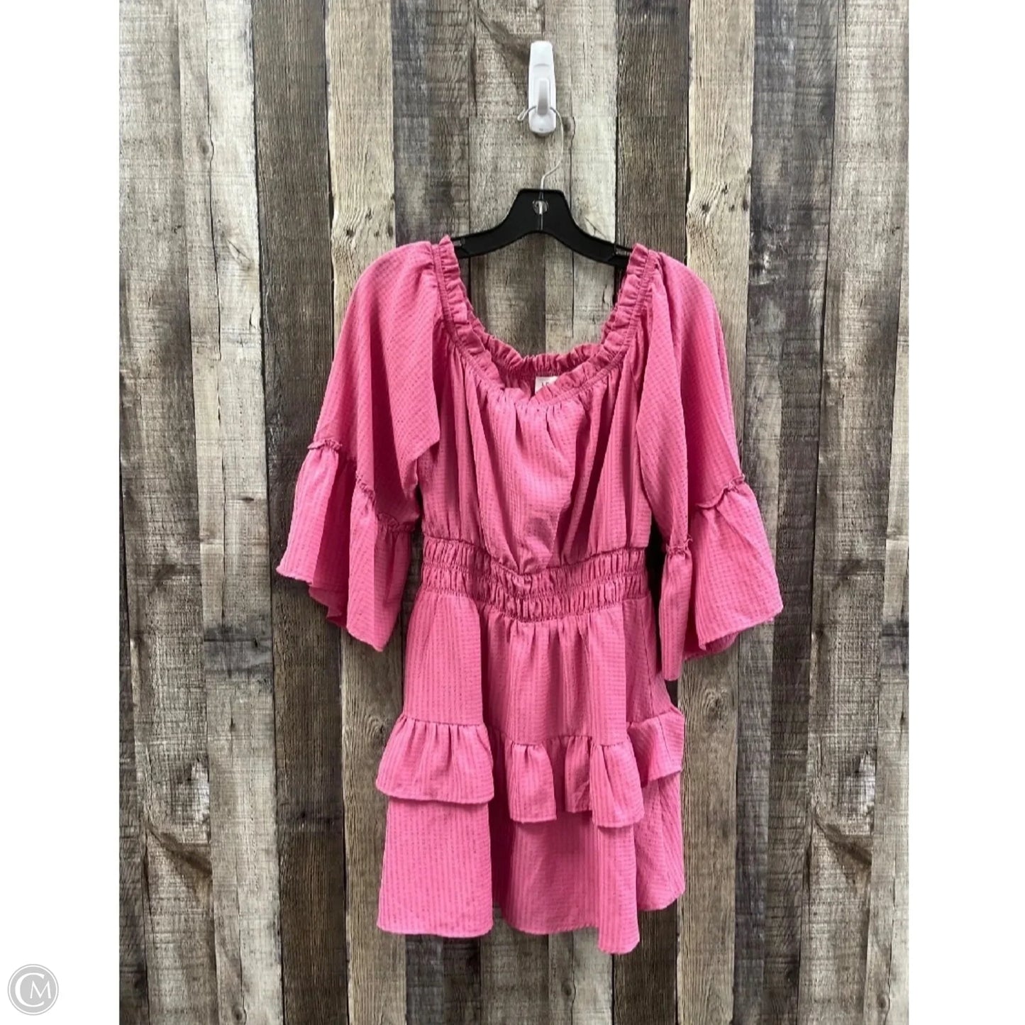 Dress Casual Short By Le Lis In Pink, Size: S