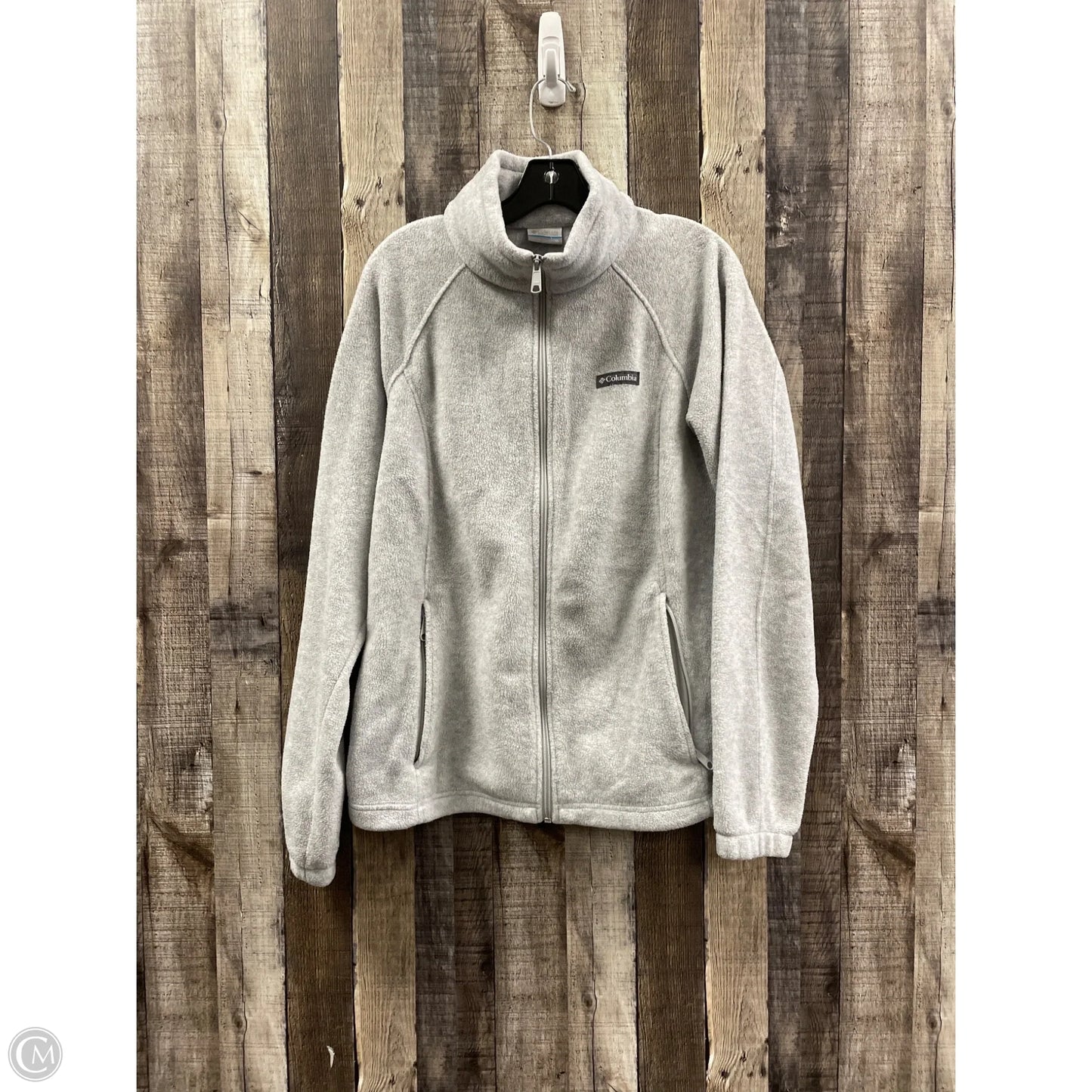 Jacket Fleece By Columbia In Grey, Size: Xl