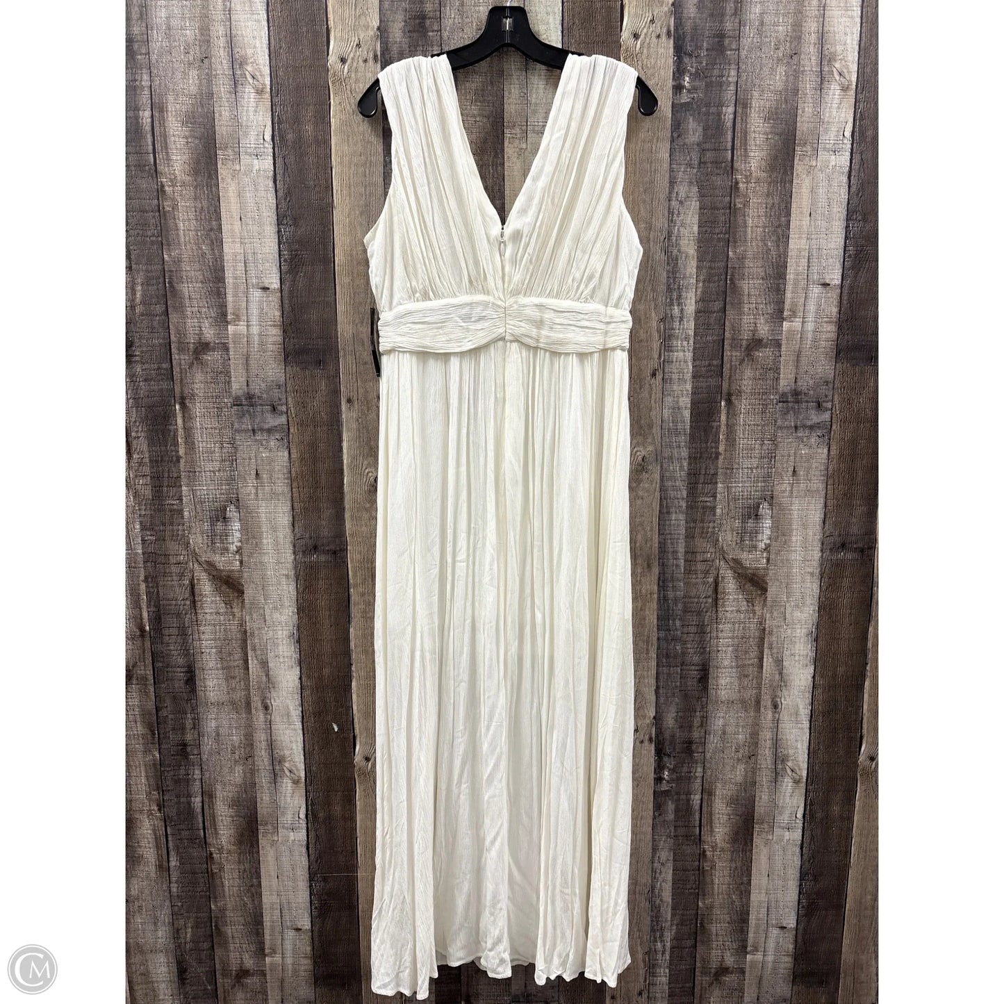 Dress Casual Maxi By New York And Co In White, Size: L