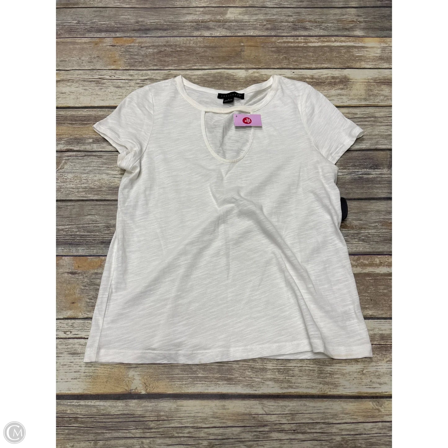 Top Short Sleeve By Sanctuary In White, Size: S
