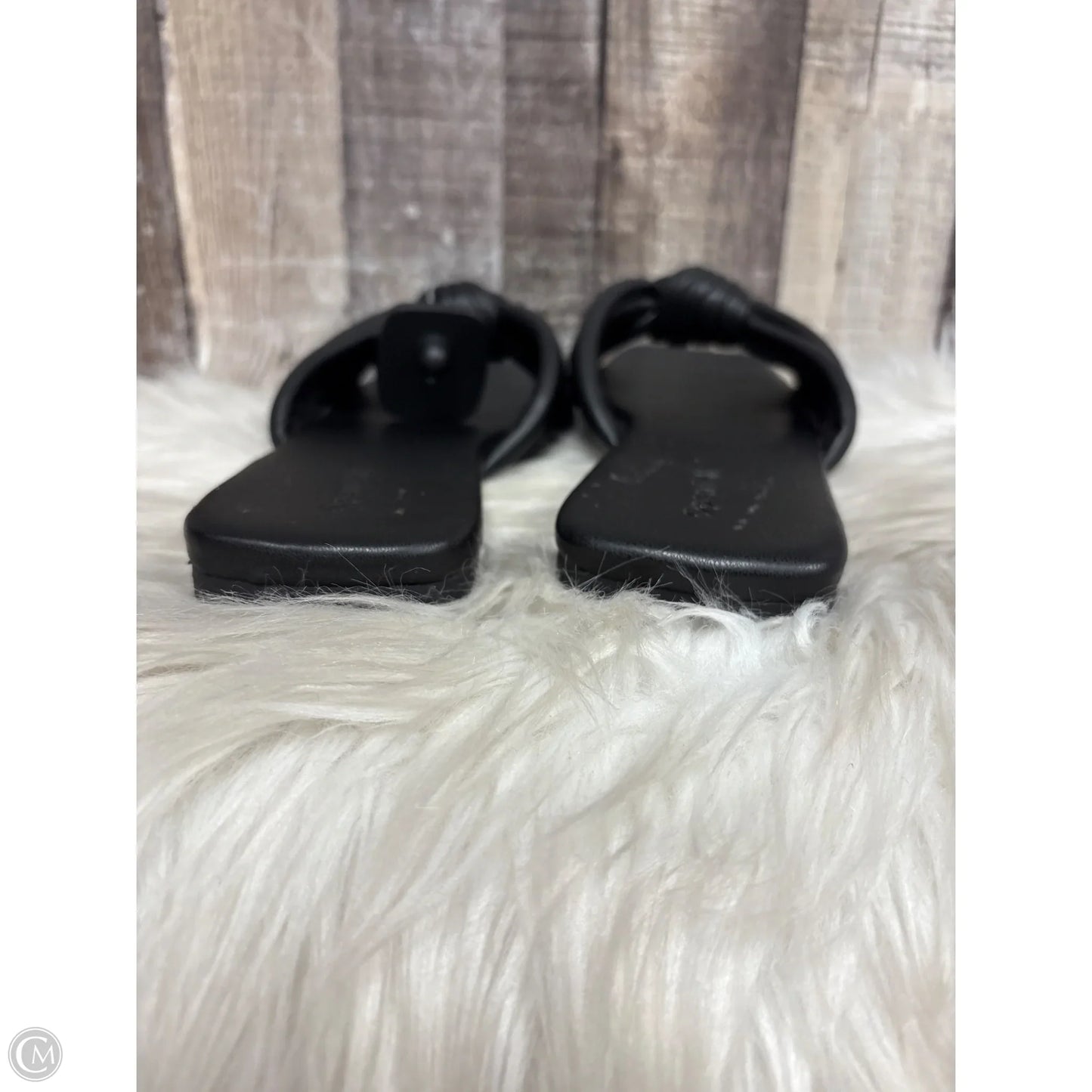 Sandals Flats By Open Edit In Black, Size: 9.5