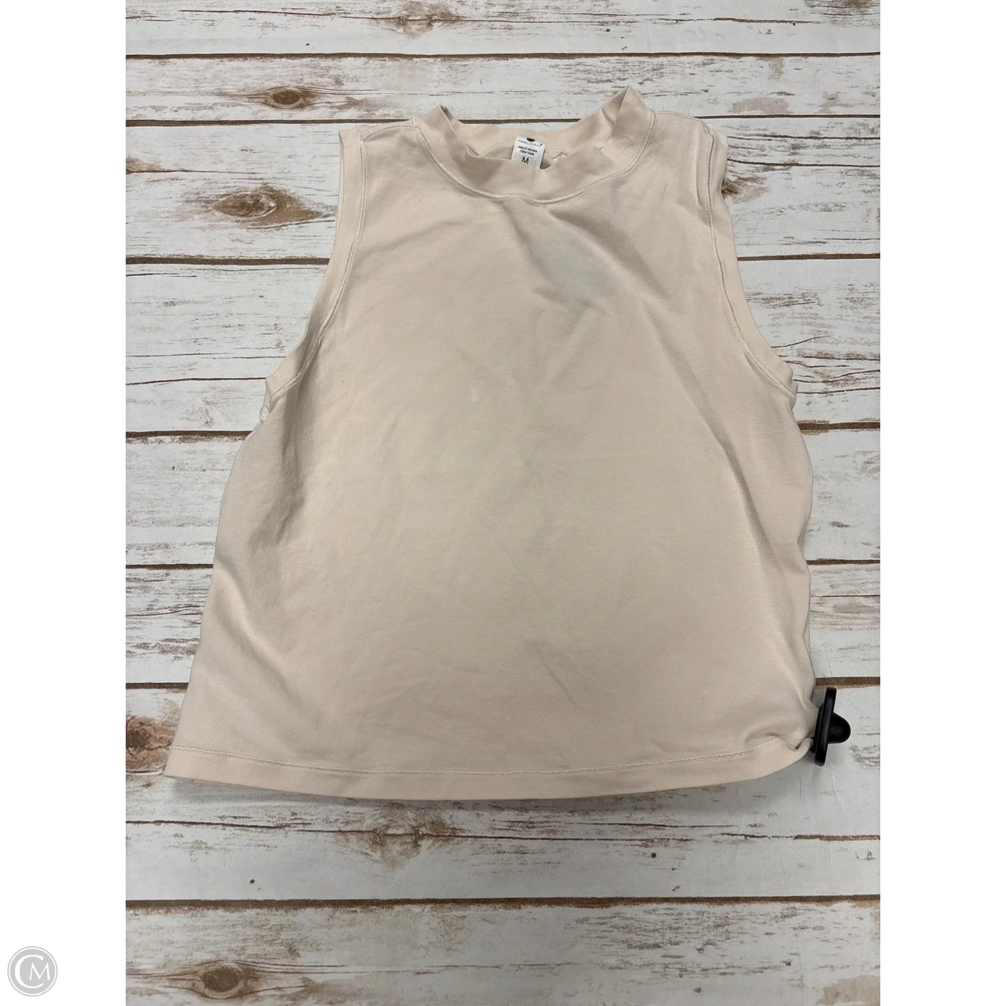 Athletic Tank Top By Yogalicious In Ivory, Size: M