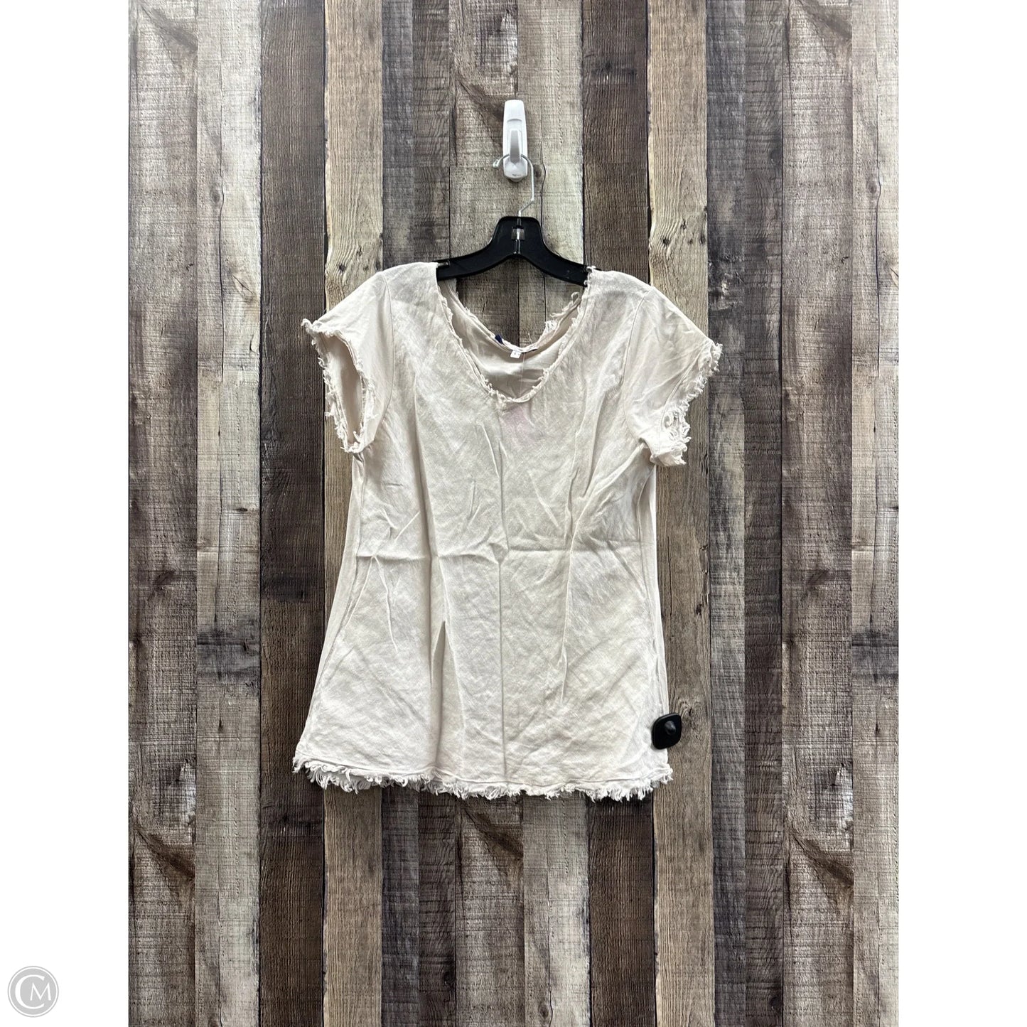 Top Sleeveless By Tempo Paris In Tan, Size: L