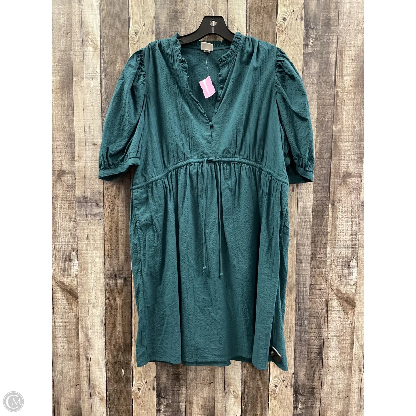 Dress Casual Short By A New Day In Green, Size: M