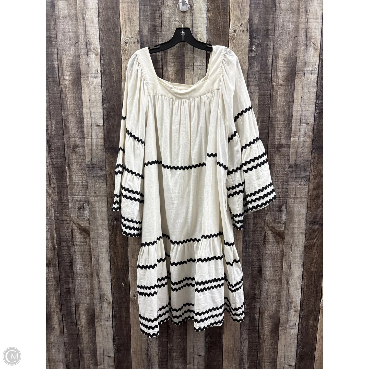 Dress Casual Midi By Target-designer In Cream, Size: 1x
