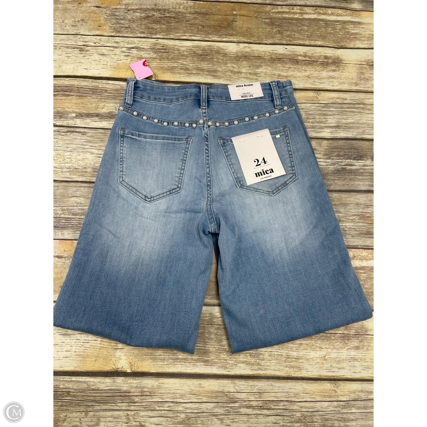 Jeans Flared By Cmc In Blue Denim, Size: 0