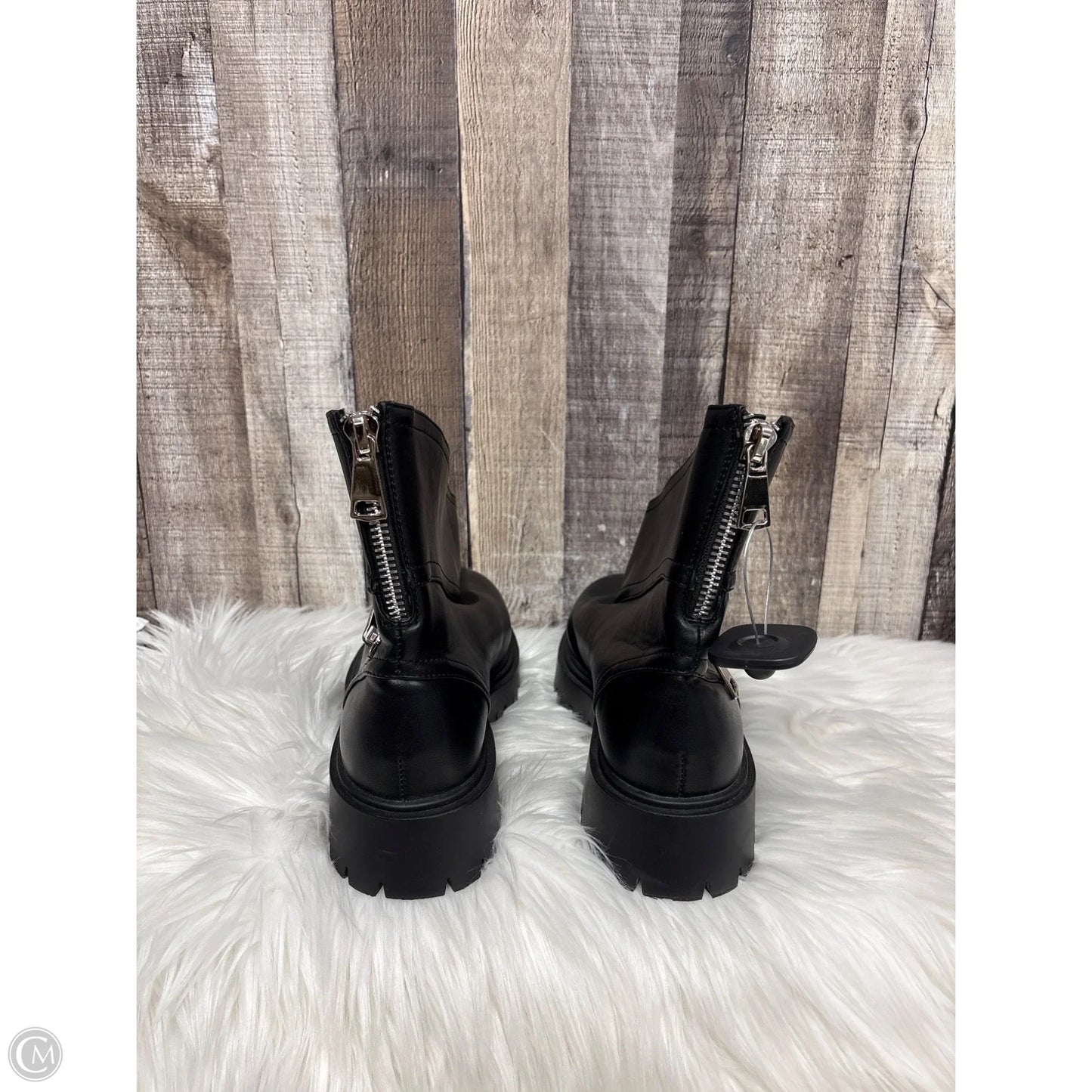Boots Ankle Flats By Azalea Wang In Black, Size: 11