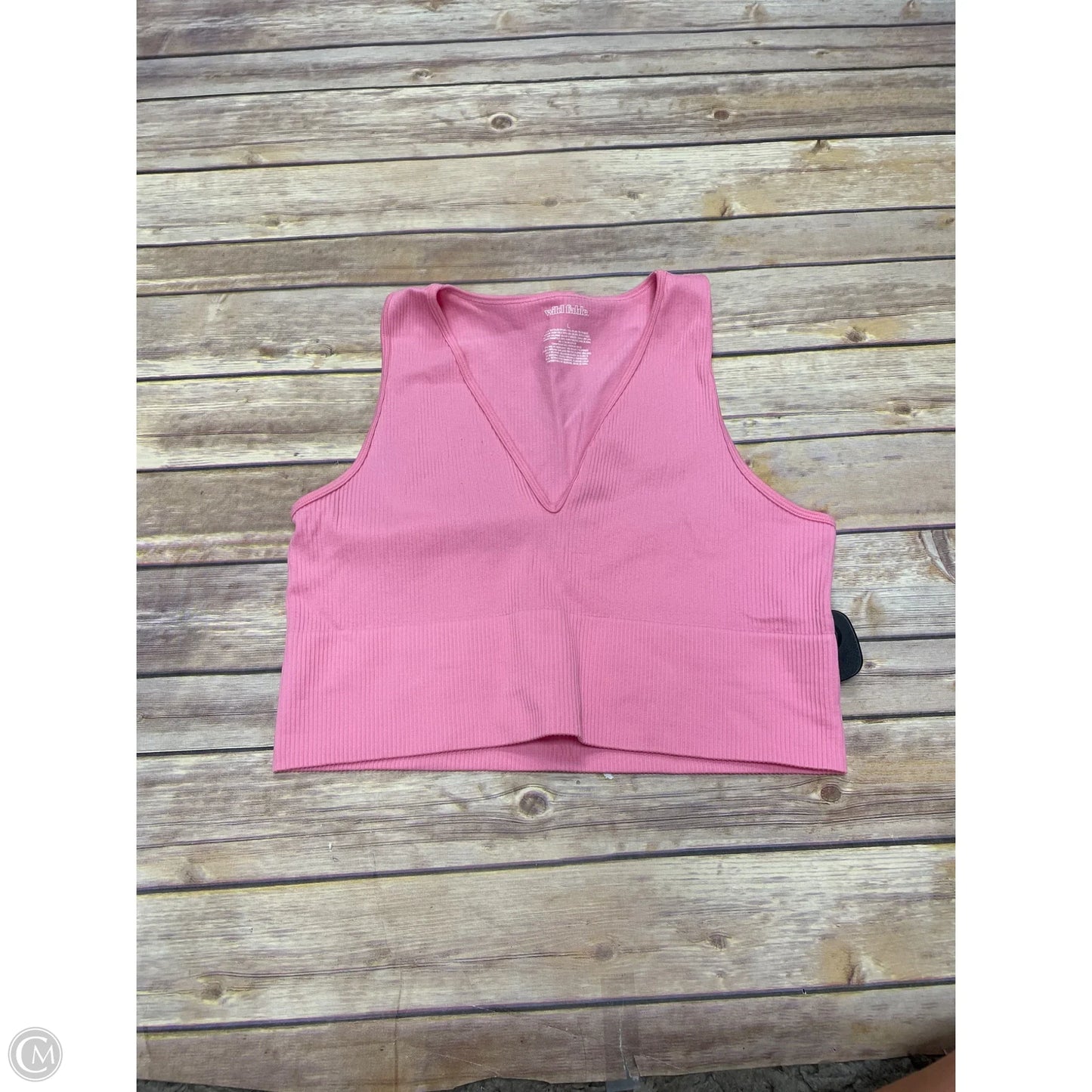 Top Sleeveless By Wild Fable In Pink, Size: L