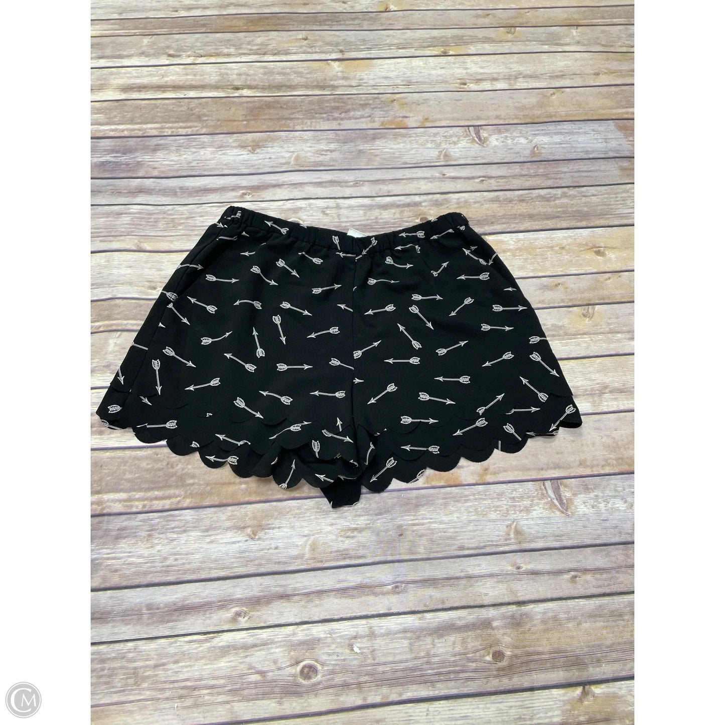Shorts By Cme In Black & Cream, Size: S