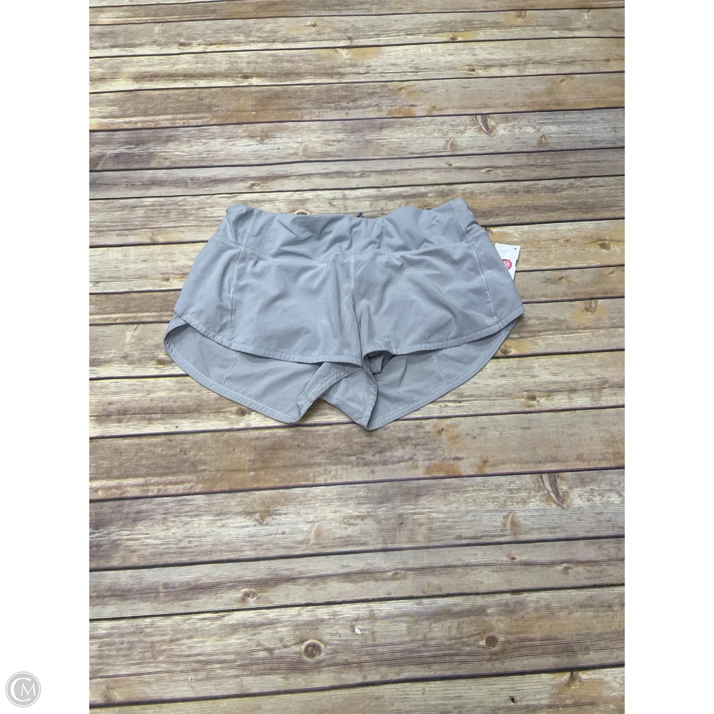Athletic Shorts By Lululemon In Grey, Size: 6