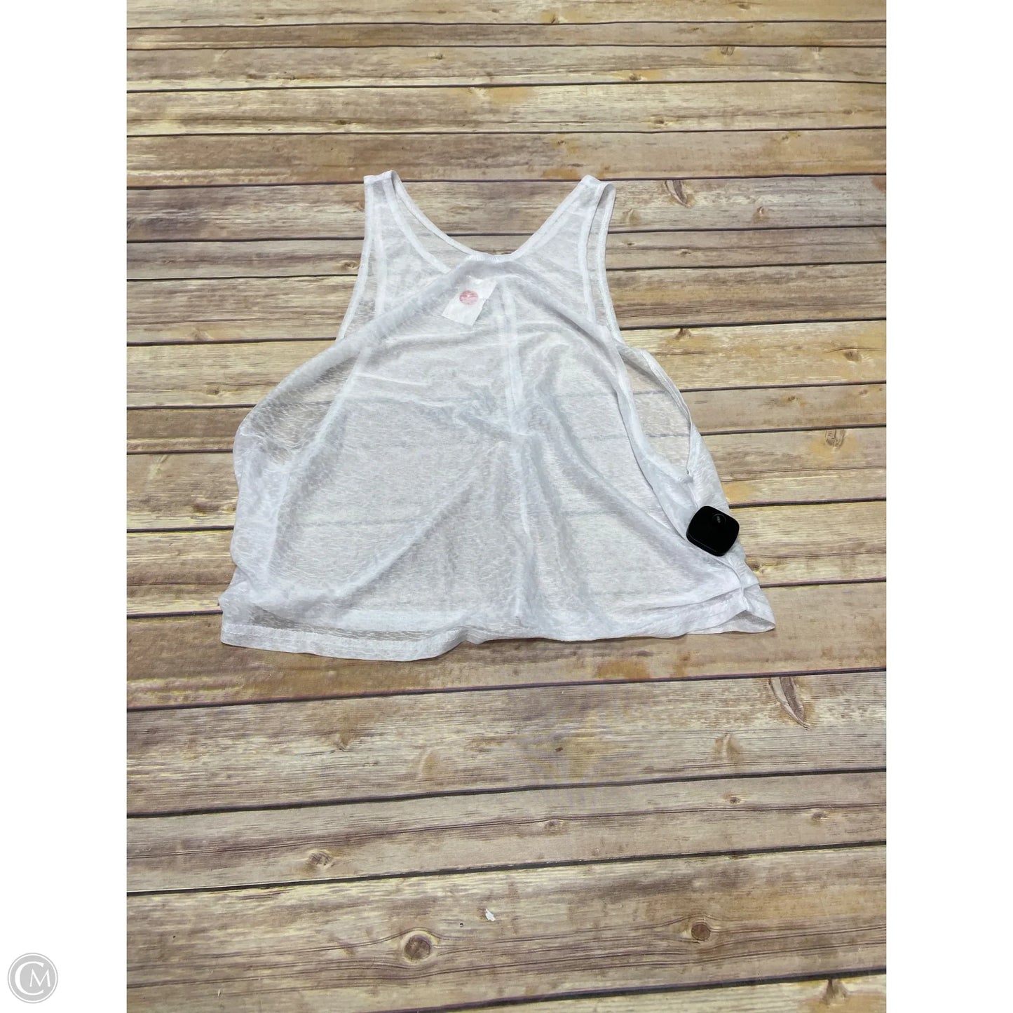 Top Sleeveless By Cmf In White, Size: S