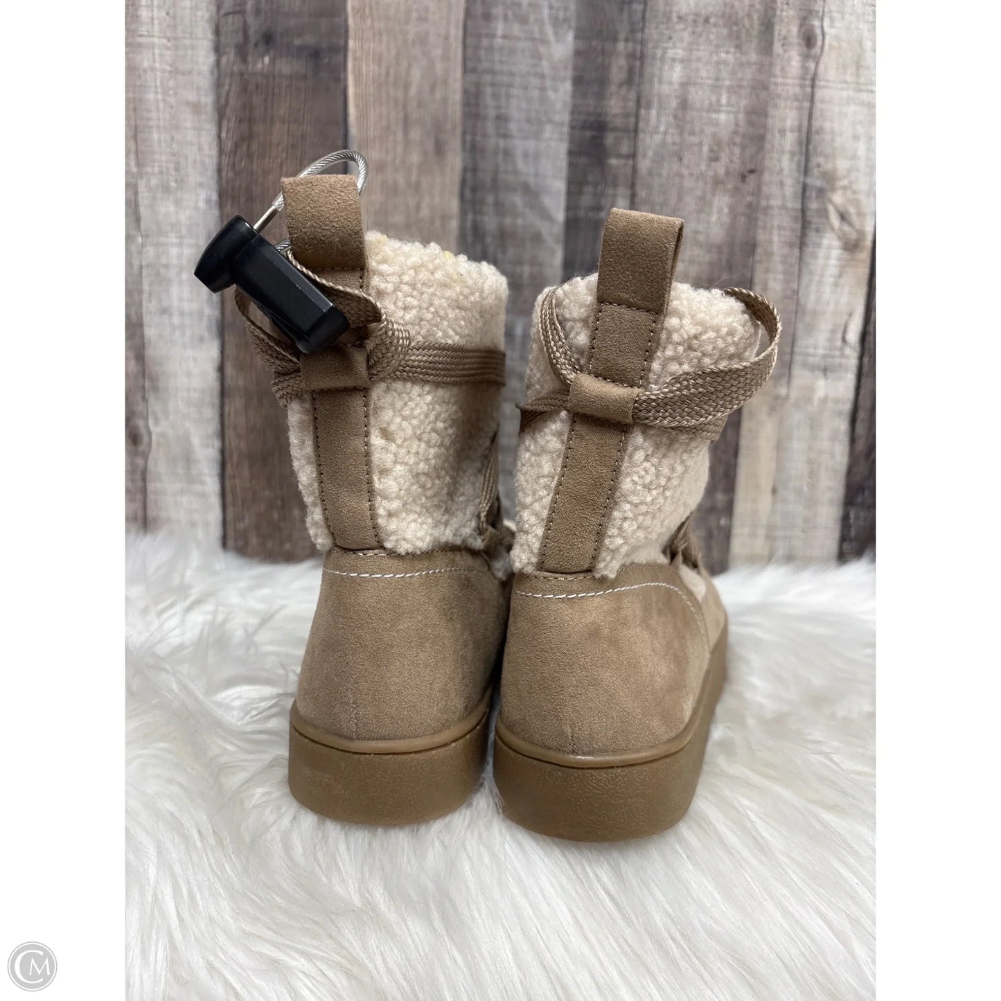 Boots Ankle Flats By Universal Thread In Tan, Size: 8.5