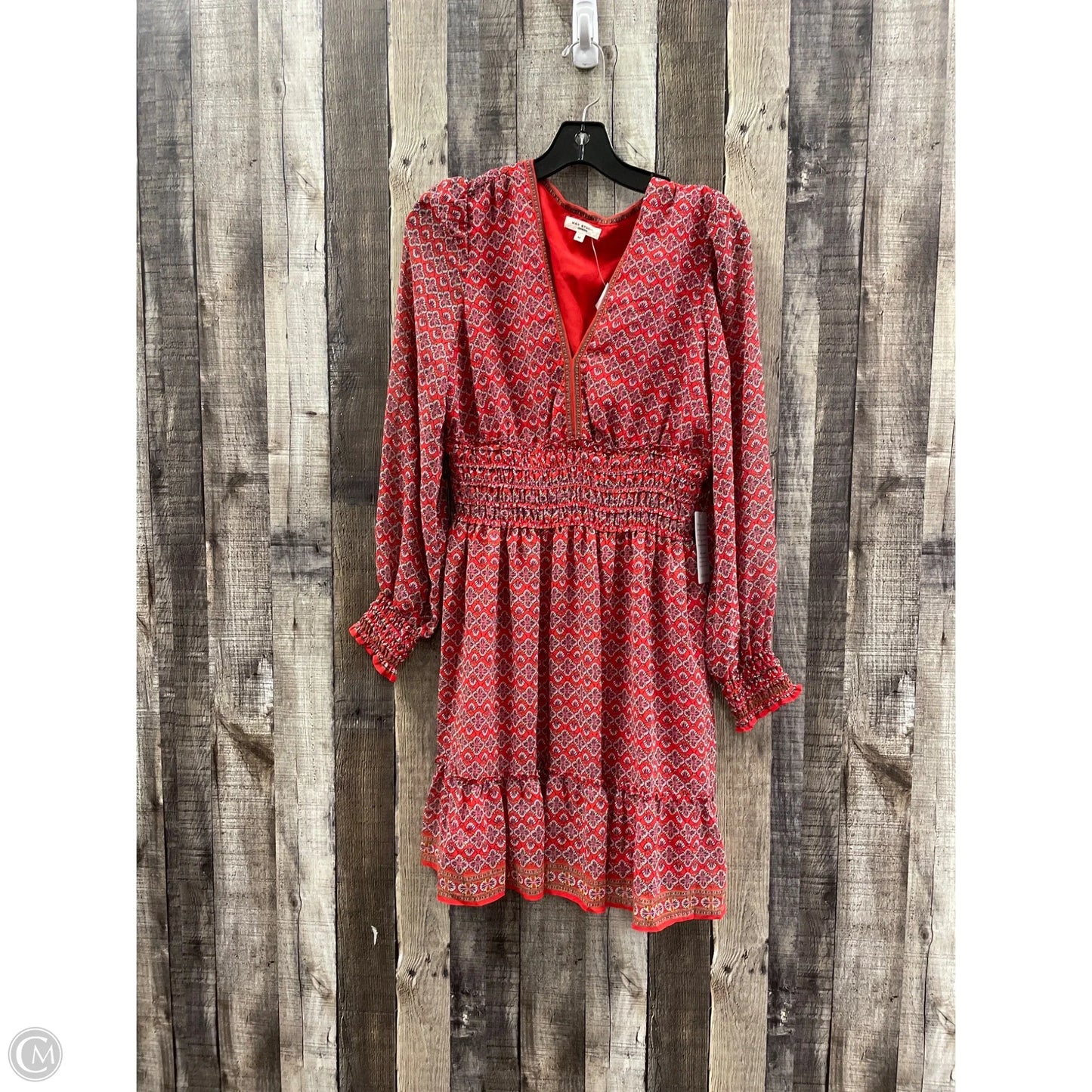 Dress Casual Short By Max Studio In Red, Size: M