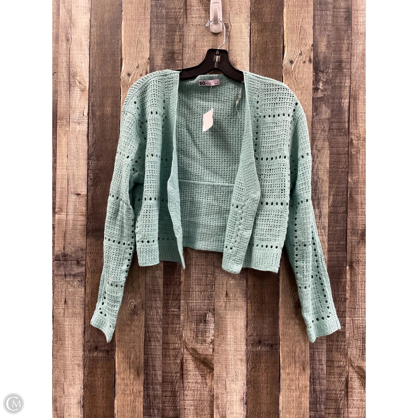 Sweater Cardigan By So In Green, Size: M
