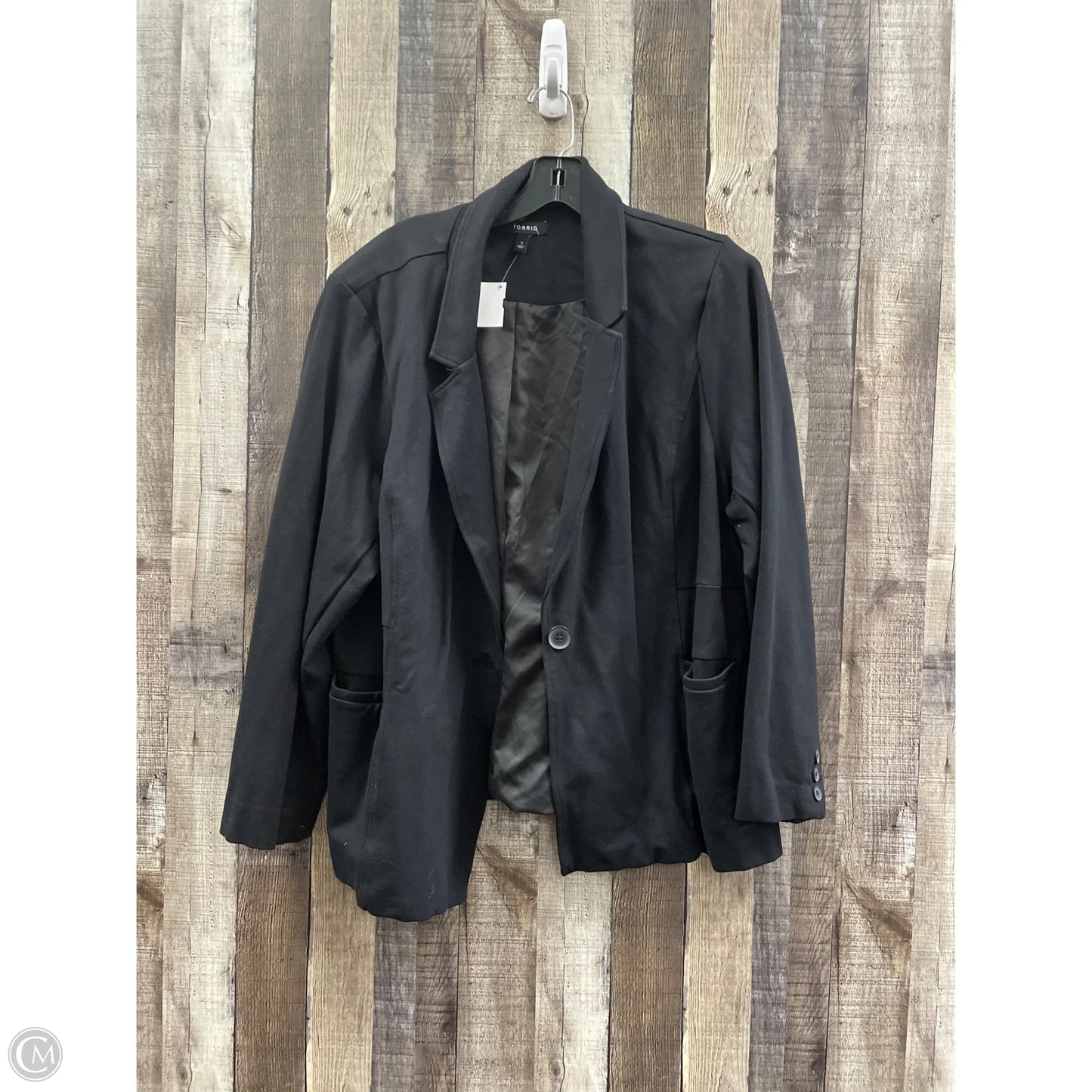 Blazer By Torrid In Black, Size: 3x
