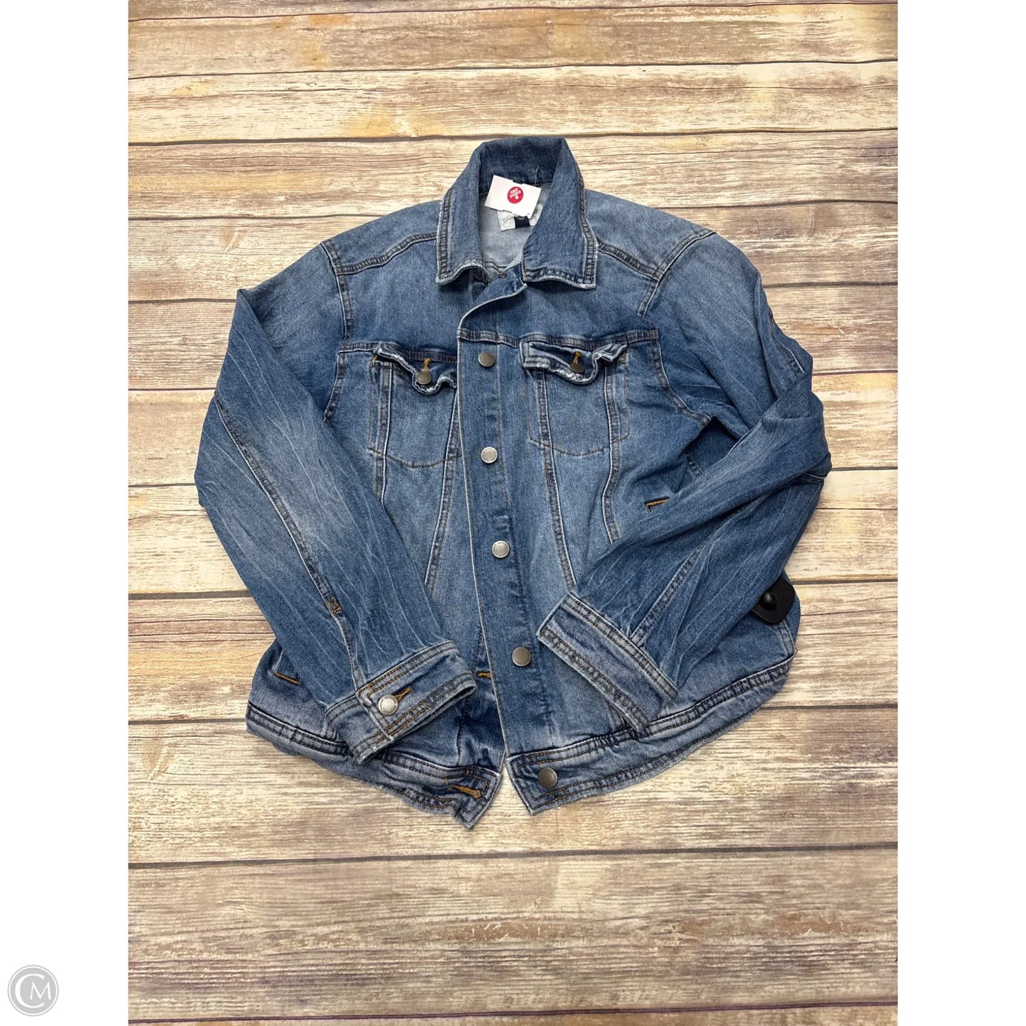 Jacket Denim By Universal Thread In Blue Denim, Size: M