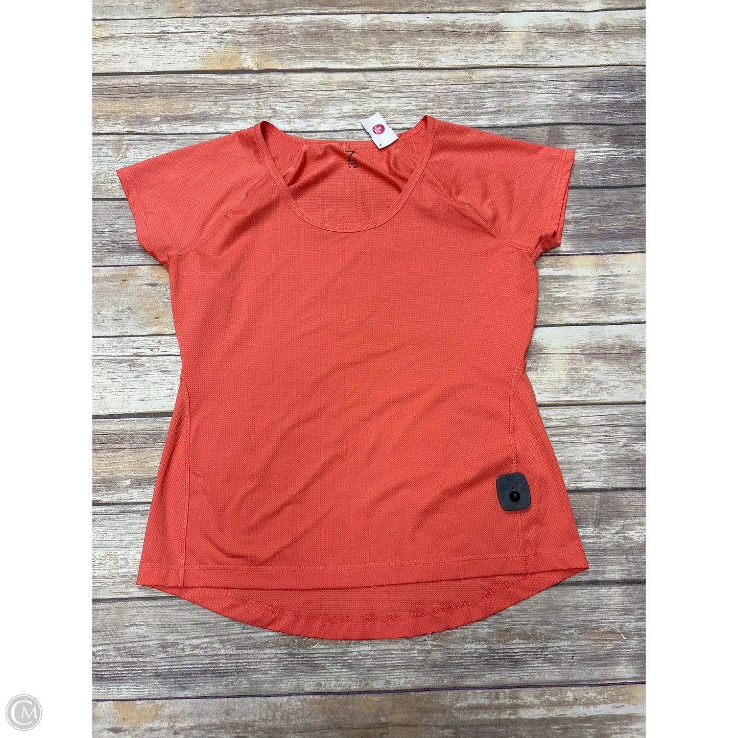 Athletic Top Short Sleeve By Zella In Orange, Size: Xl