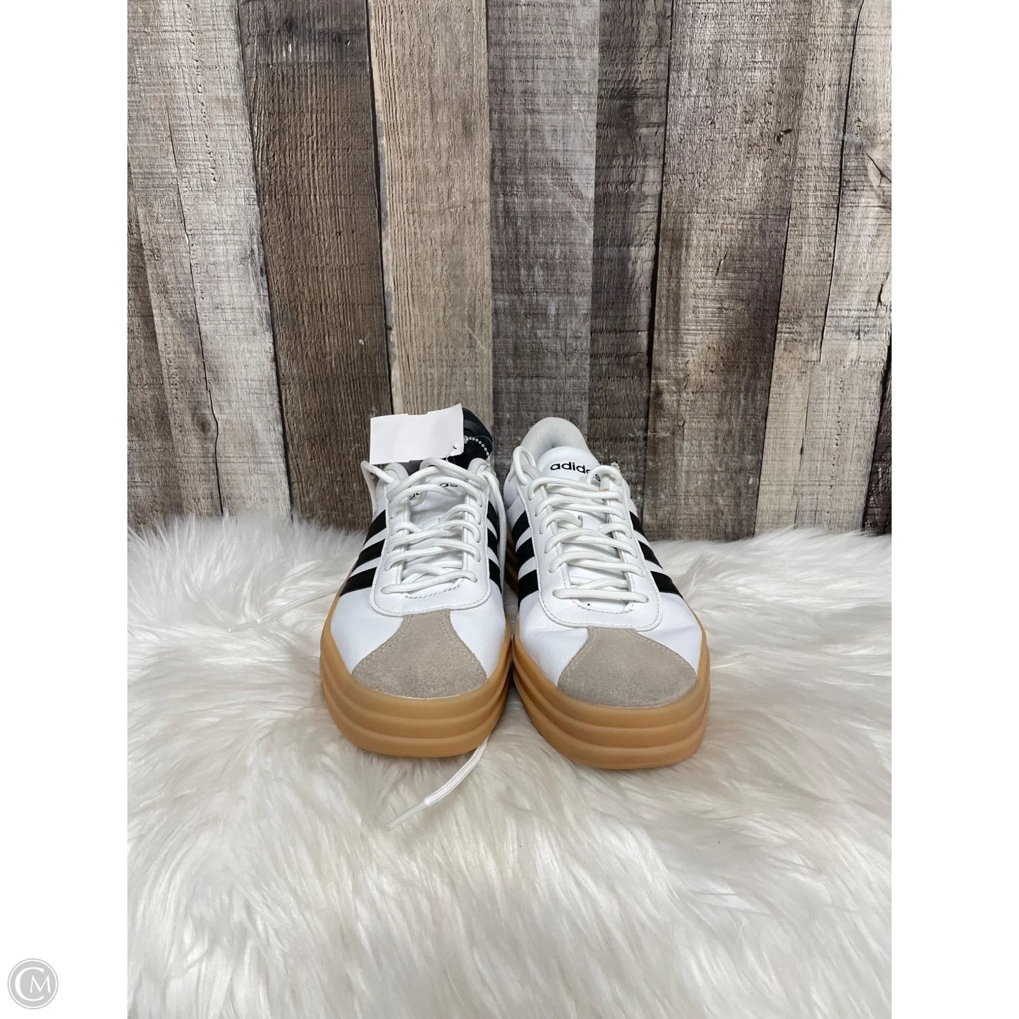 Shoes Athletic By Adidas In Black & White, Size: 7.5